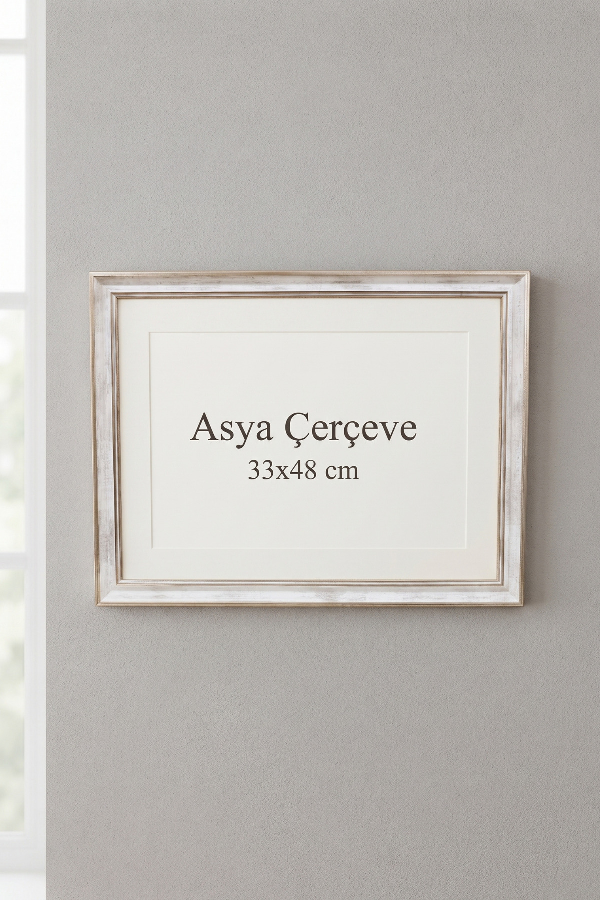 33 x 48 cm Londra Model Antik Desenli Camlı Oda Mutfak Salon Koridor Avukat Ruhsatnamesi Poster ve Resim Çerçevesi