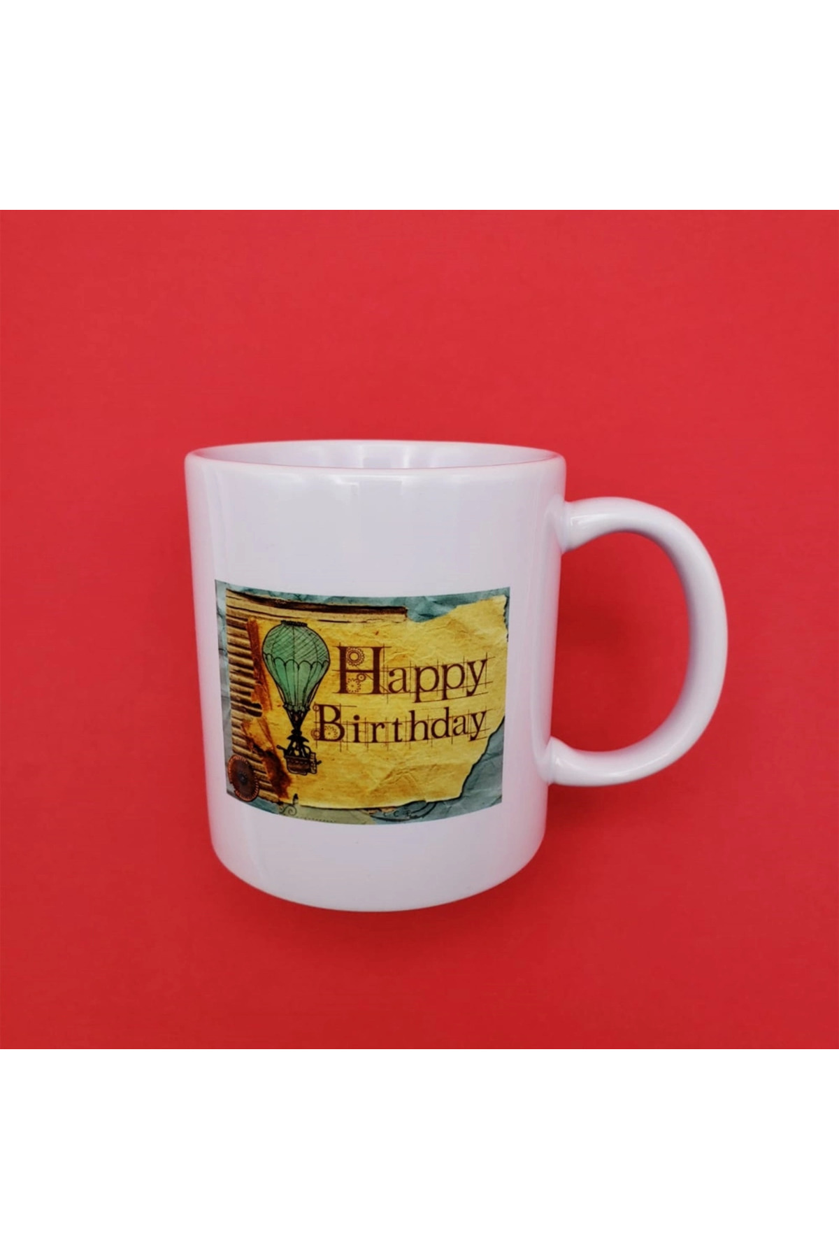 8 X 10 Cm Seramik Bardak Baskılı Happy Birthday Kupa