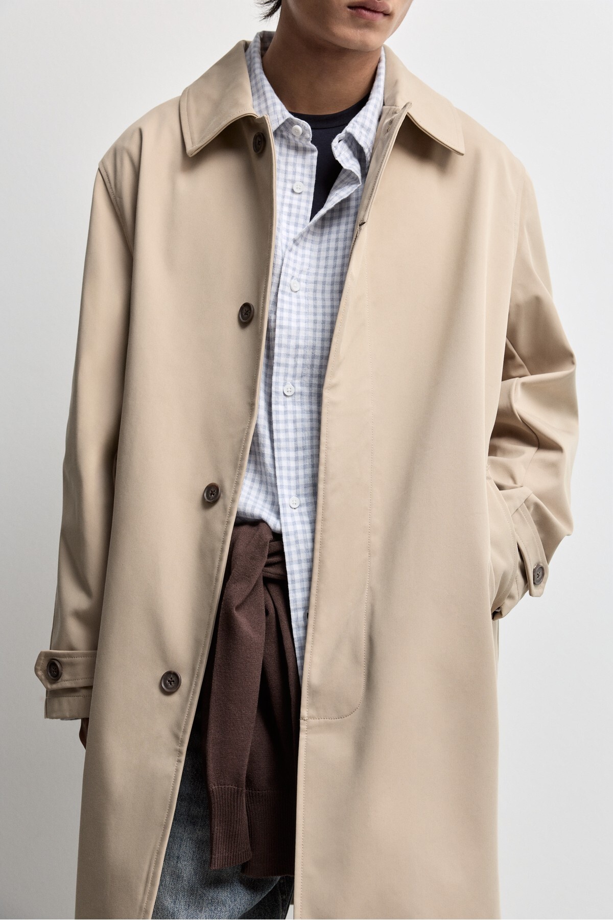LEFTIES Oversize trençkot görsel 3
