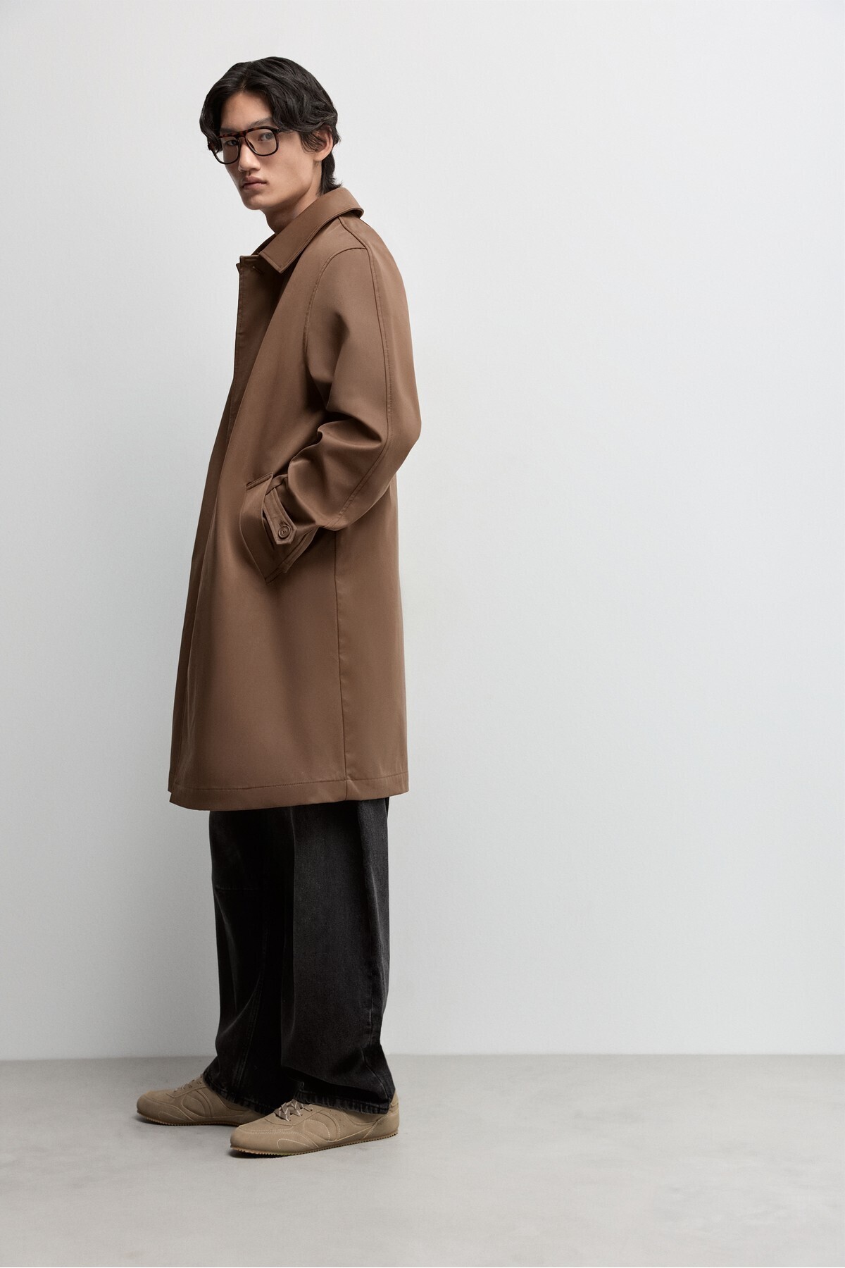 LEFTIES Oversize trençkot görsel 5