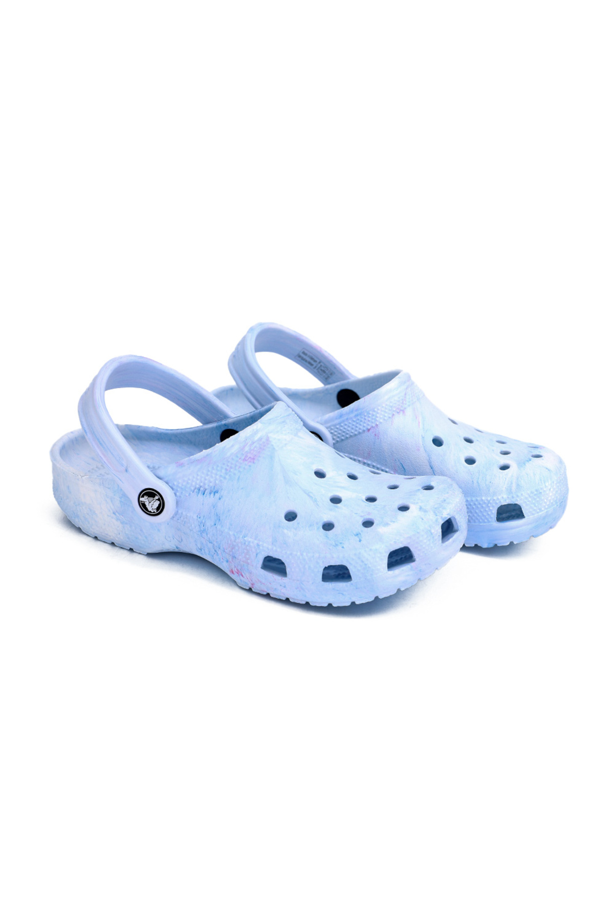 کفش راحتی زنانه Cls Watercolor Marbled Clog 211583-4ZD سفید-آبی