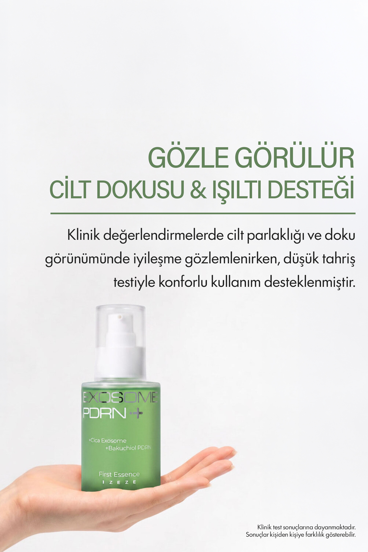 Exosome PDRN First Essence | 20.000 ppm Exo PDRN Kompleksi İçeren Yenileyici ve Sıkılaştırıcı İlk Bakım Esansı 100 ml — Izeze-50 — تصویر 5 از 5