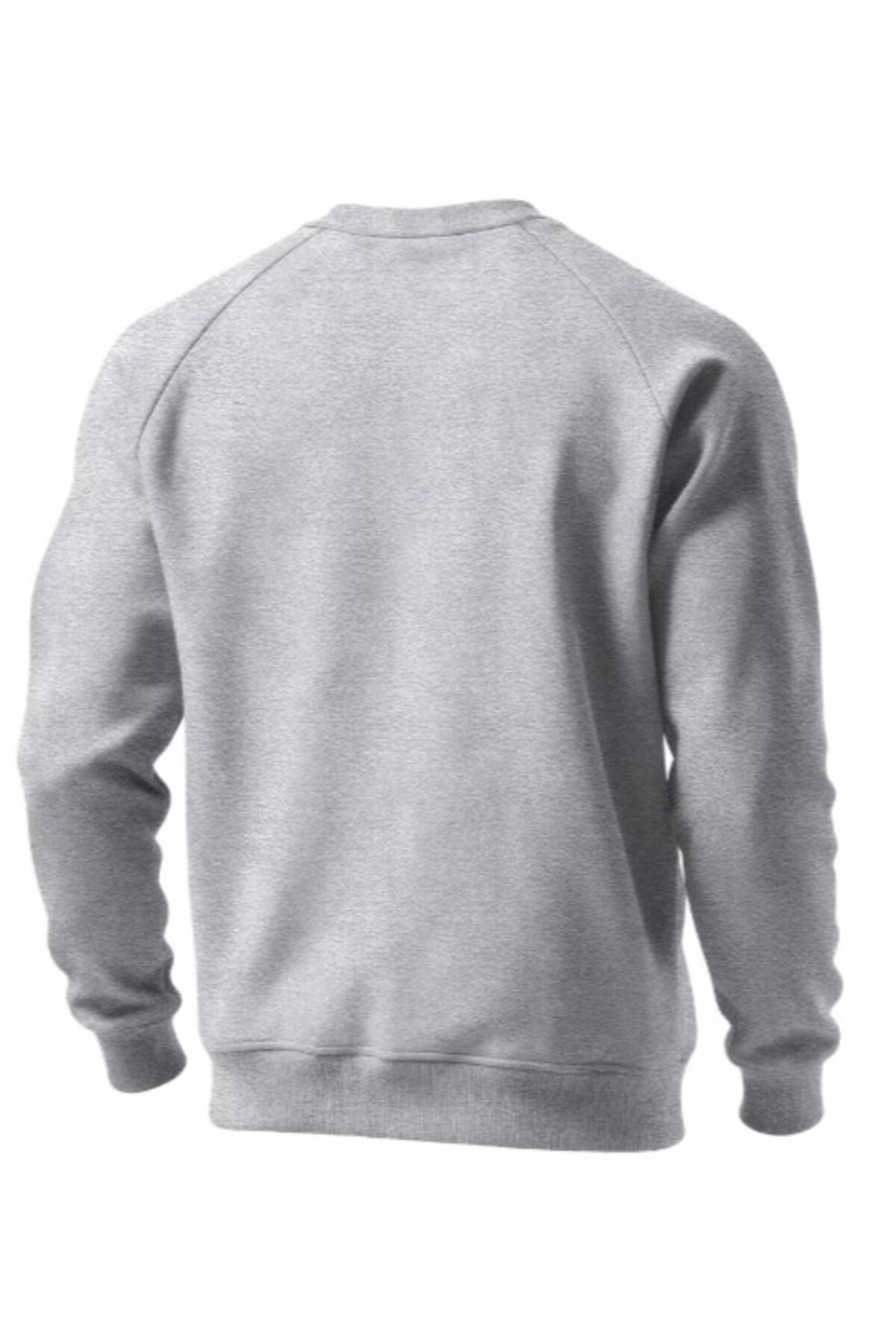 GHASSY CO . Erkek Bisiklet Yaka Spor Sweatshirt Basic Günlük Rahat Pamuklu Uzun Kollu Sweat görsel 2