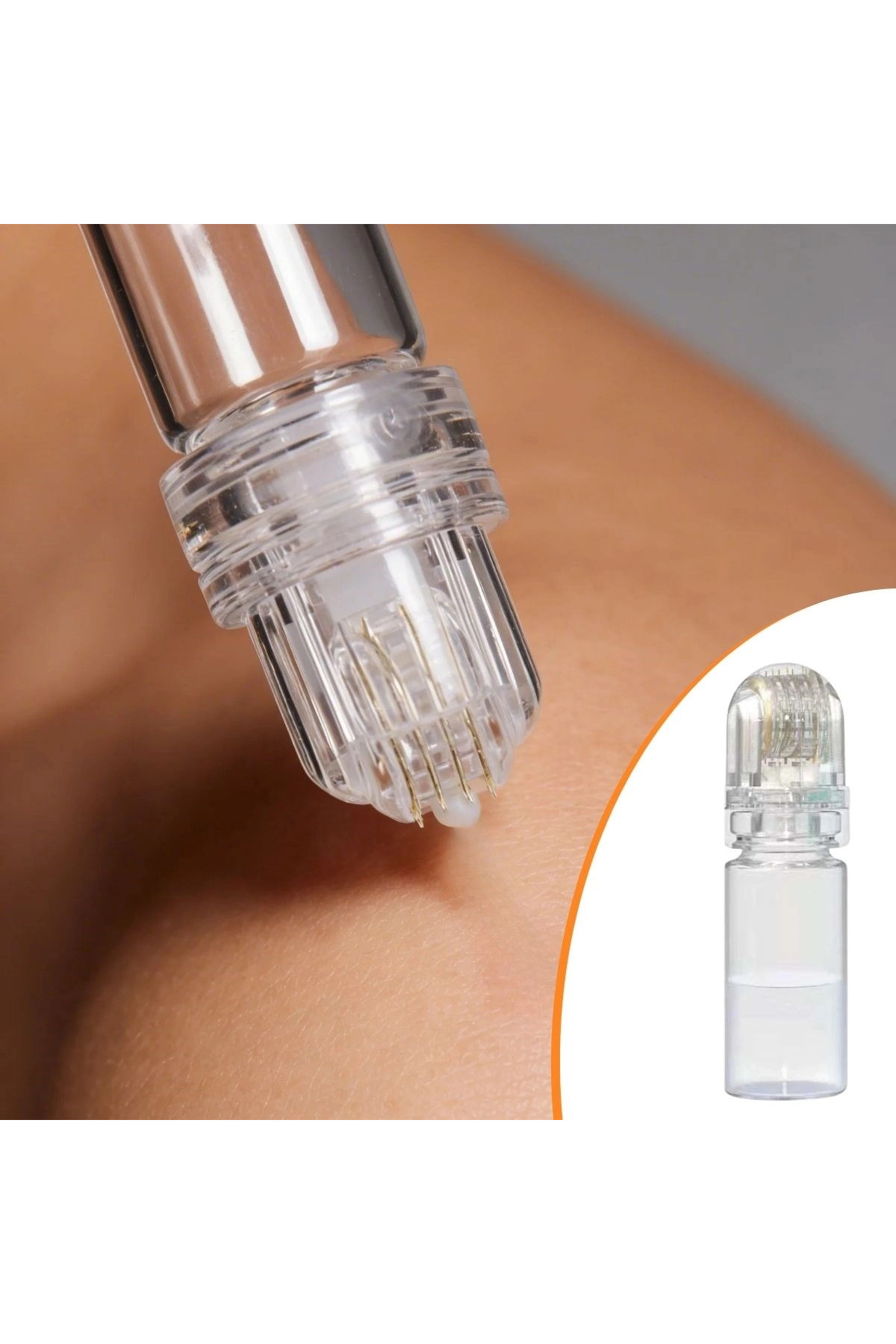 Yüz ve Boyun için Gözenek Sıkılaştırıcı Serum Mikro İğne Cilt Bakım Serumu Anti Aging