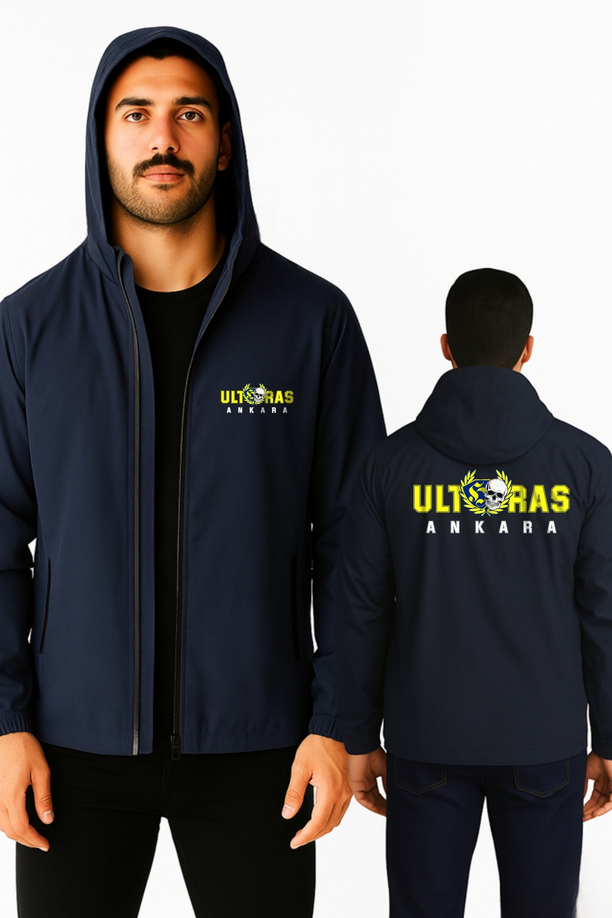 بارانی ULTRAS ANKARA — سرمه‌ای CVDF212110 — تصویر 2 از 4