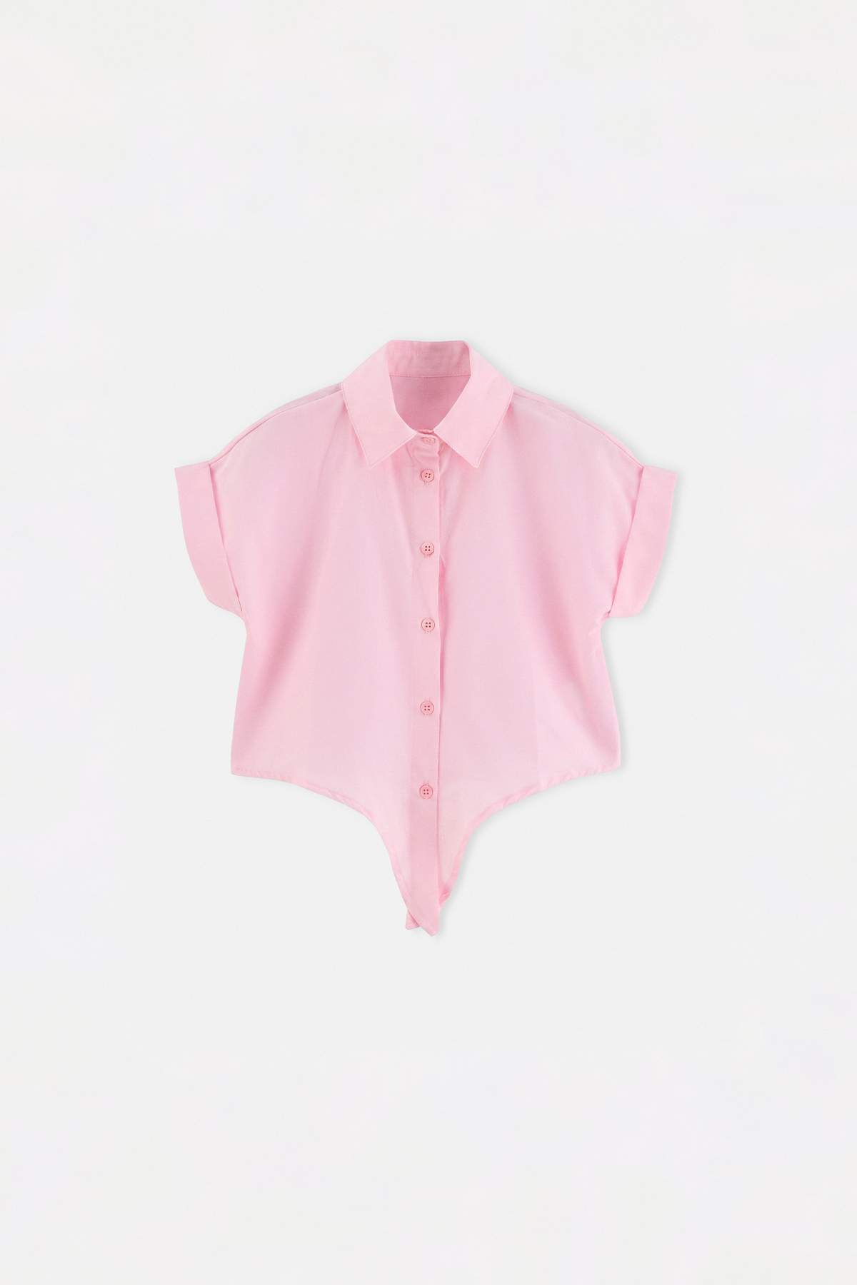 Trendyolmilla Kids Pembe Uzun Gömlek TKDSS26GO00011