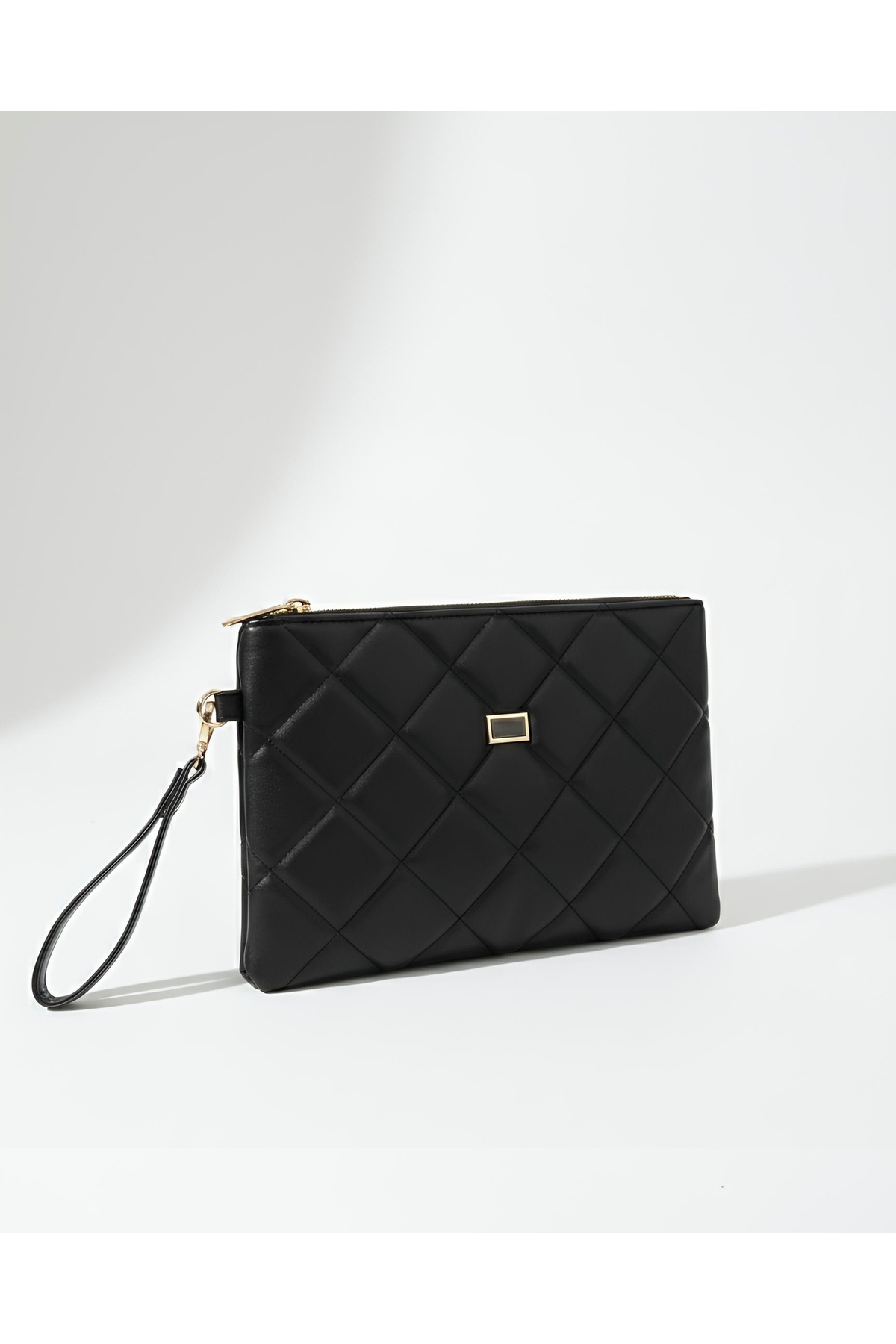 BK Bags & Accessories Orta Boy Kapitone Portföy Clutch El Çantası