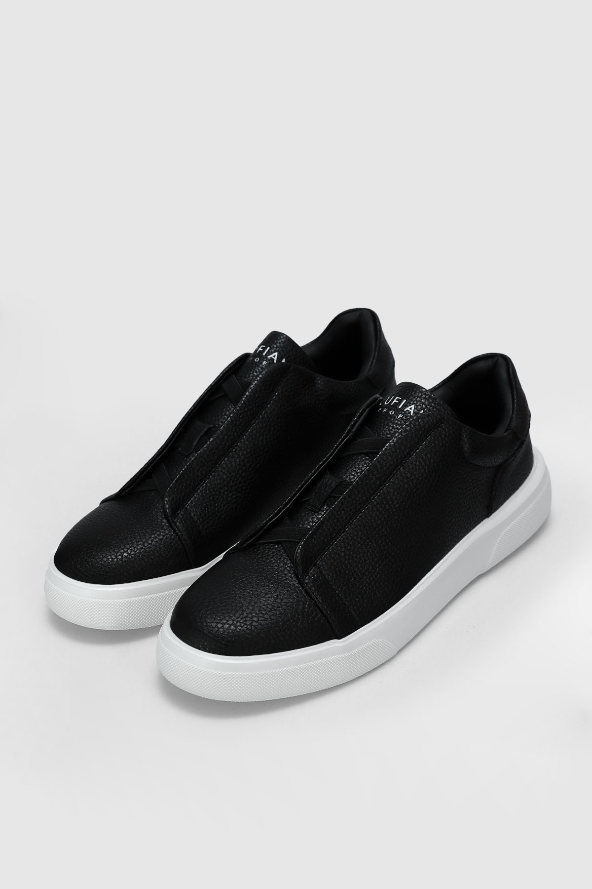 Lufian Dante Erkek Deri Sneaker Ayakkabı Siyah görsel 4