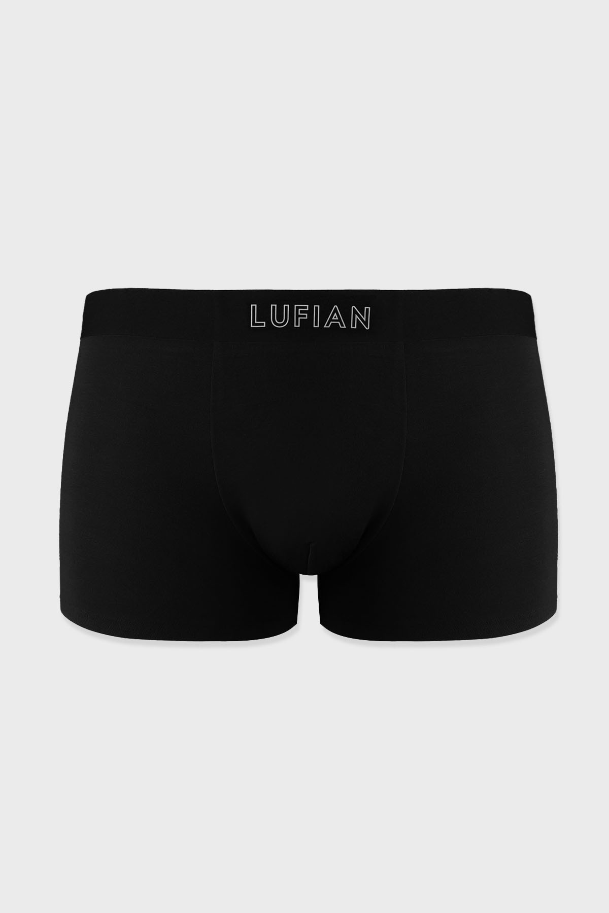 Lufian Mark 3 Adet Erkek Modal Dikişsiz Boxer Siyah görsel 5