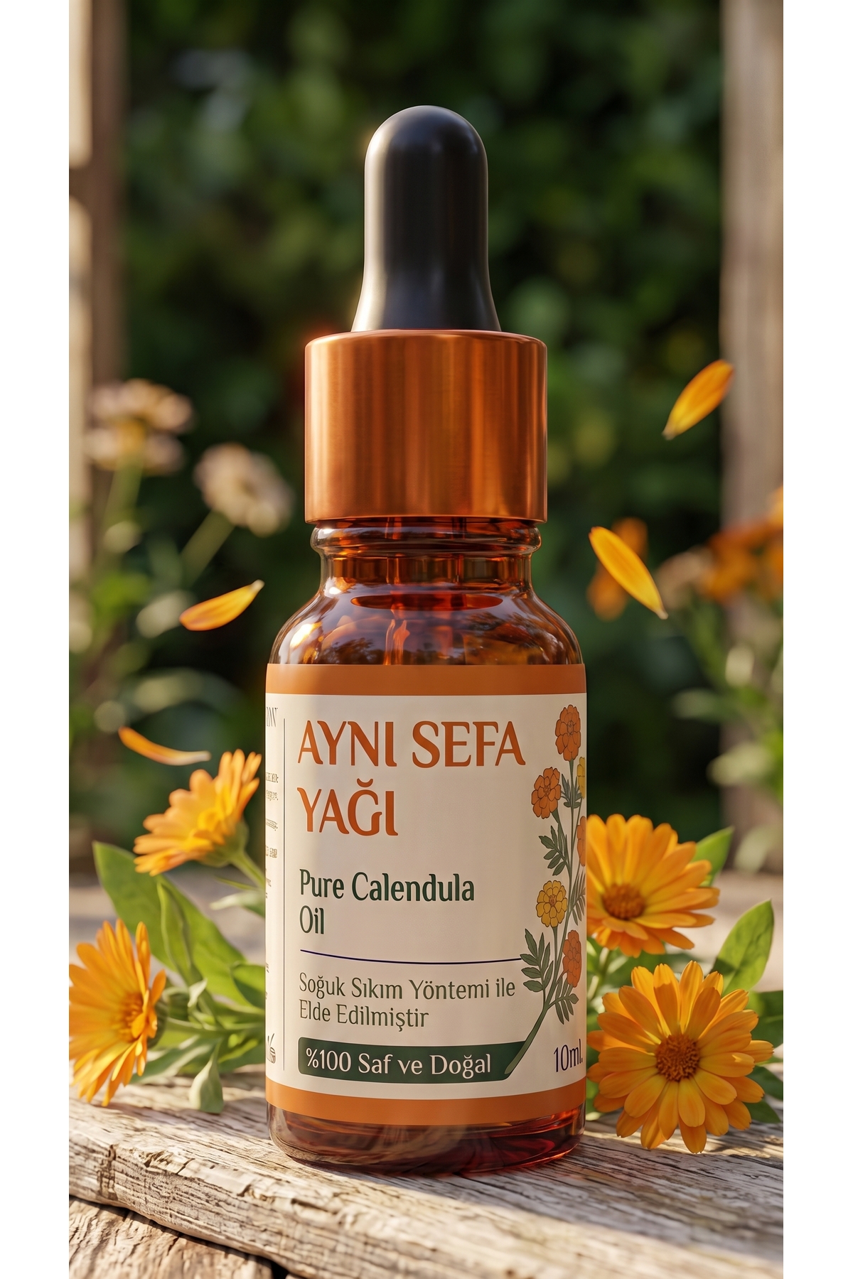 Aynı Sefa Yağı 10 ml / %100 Saf Ve Doğal / Calendula Flower Oil — A1-aynısefa-yağı-10ml — تصویر 5 از 8