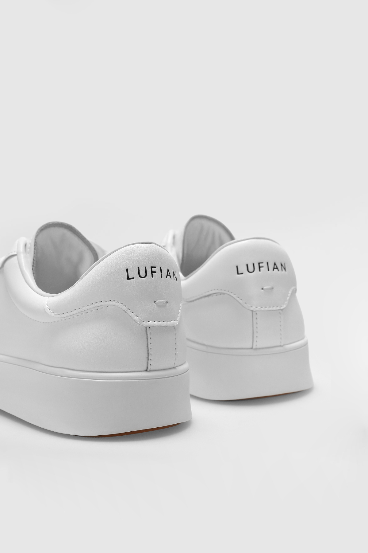Lufian Anton Erkek Deri Sneaker Ayakkabı Beyaz görsel 5