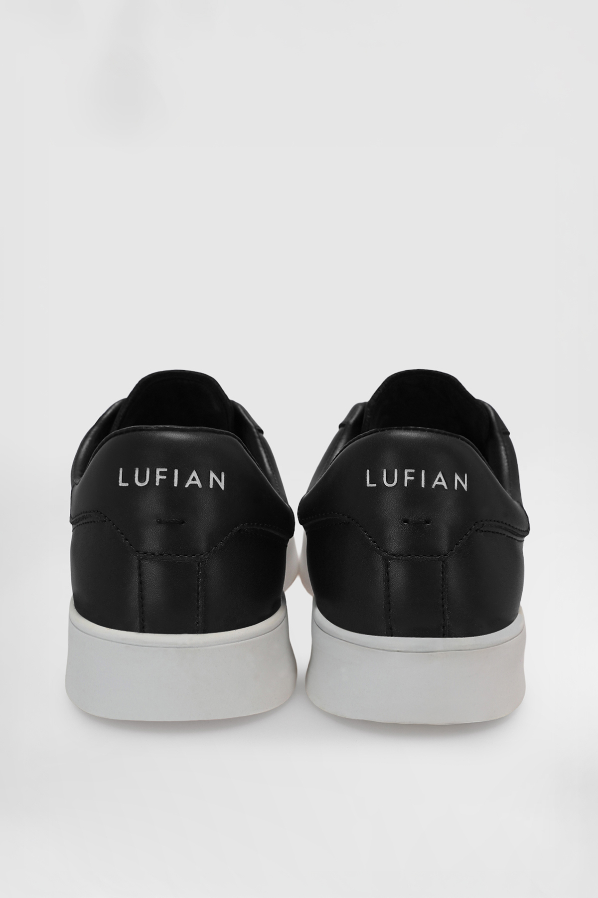 Lufian Anton Erkek Deri Sneaker Ayakkabı Siyah görsel 5