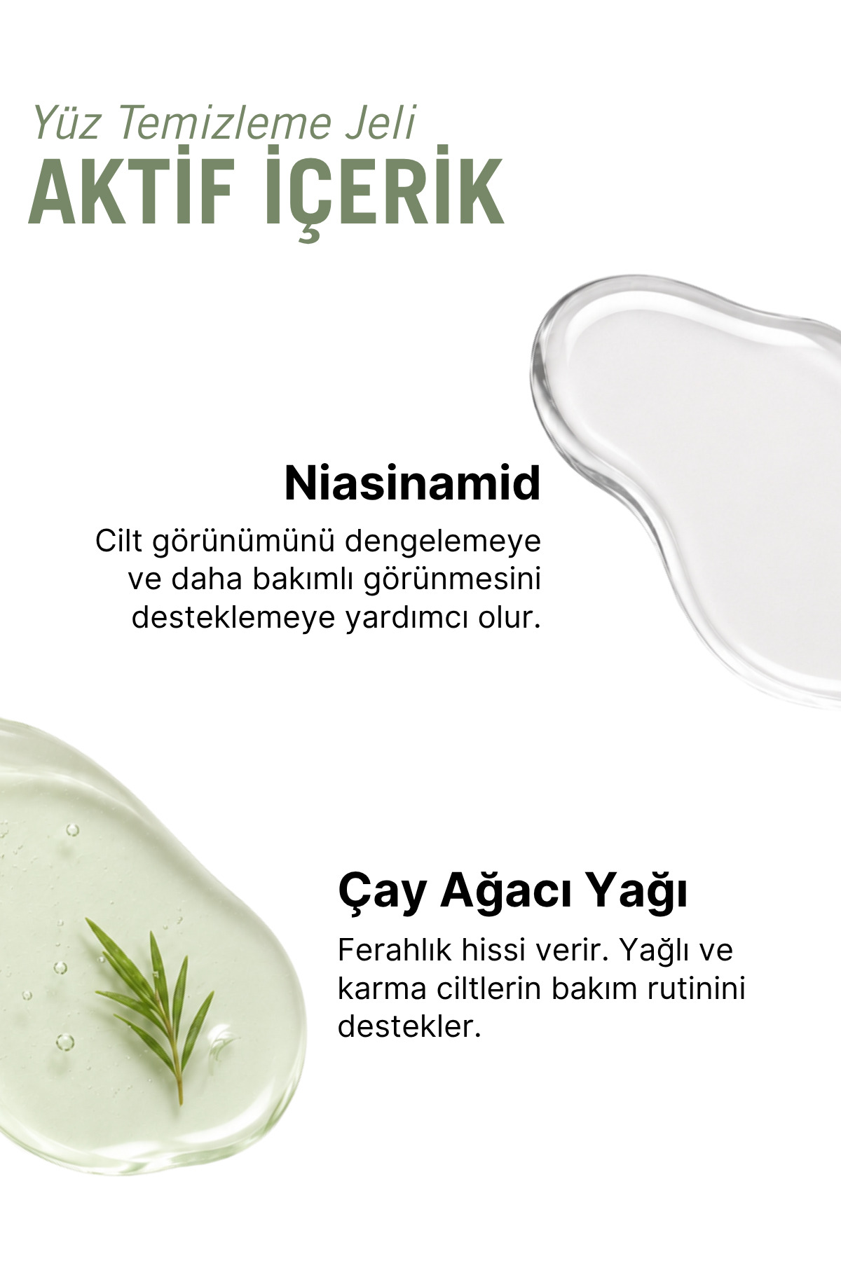Yağlı, Karma ve Akneye Meyilli Ciltler İçin Yüz Temizleme Jeli, Nemlendirici & Bariyer Destekleyici, 200 ml — V0010 — تصویر 5 از 9