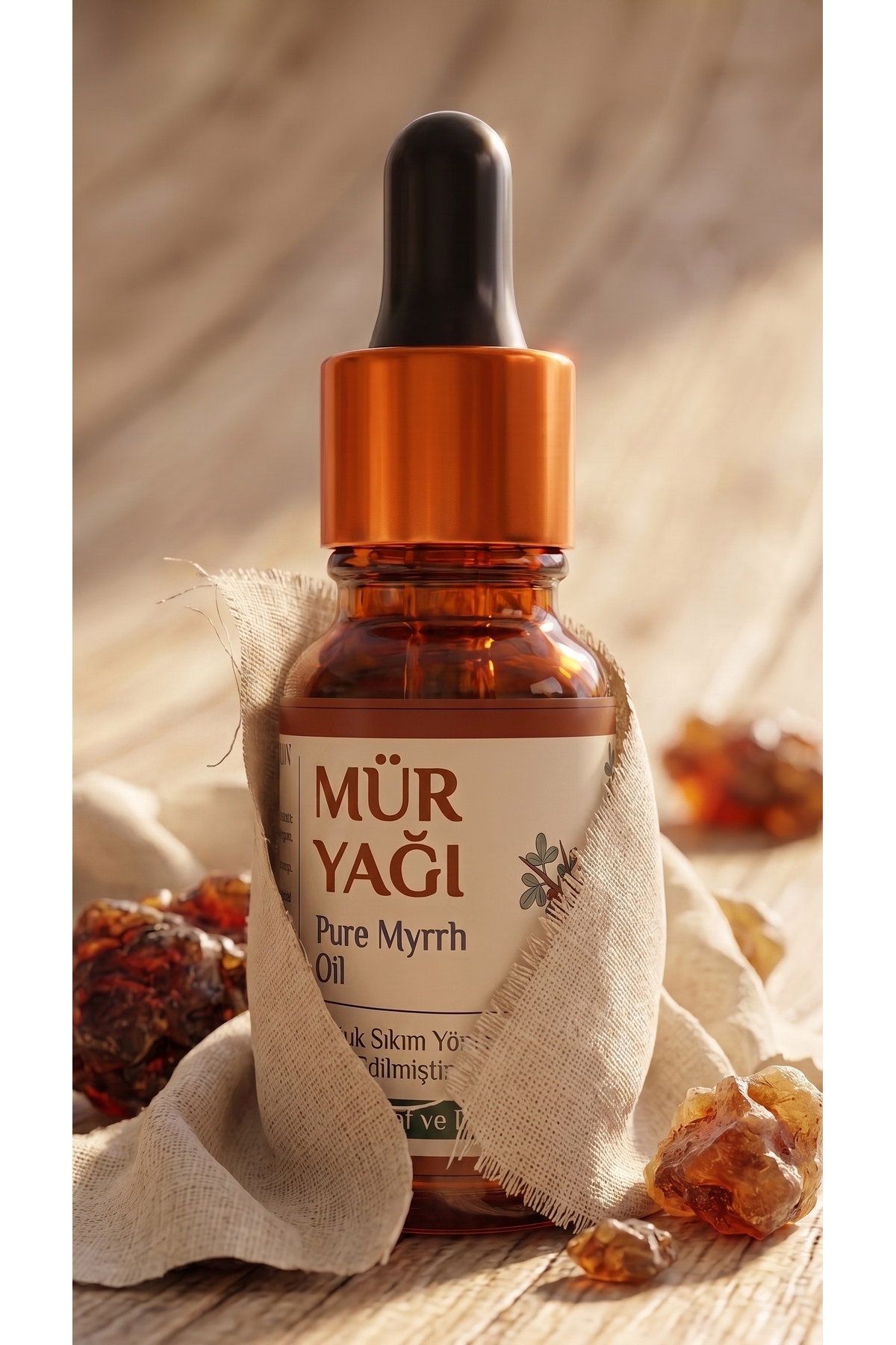 Mür Uçucu Yağı 5 ml / Mirha (Myrrh Essential Oil) — A1-mür-yağı-5ml — تصویر 4 از 8