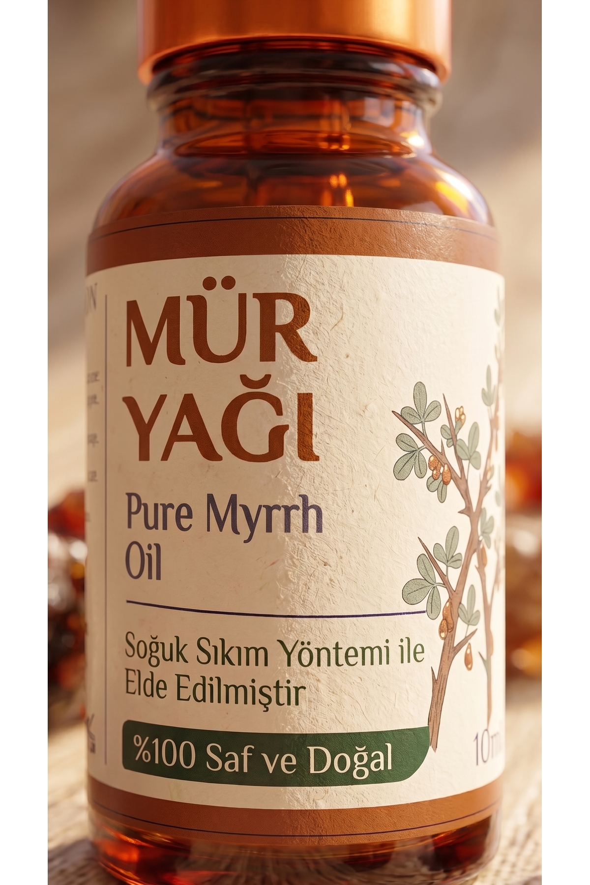 Mür Uçucu Yağı 5 ml / Mirha (Myrrh Essential Oil) — A1-mür-yağı-5ml — تصویر 3 از 8