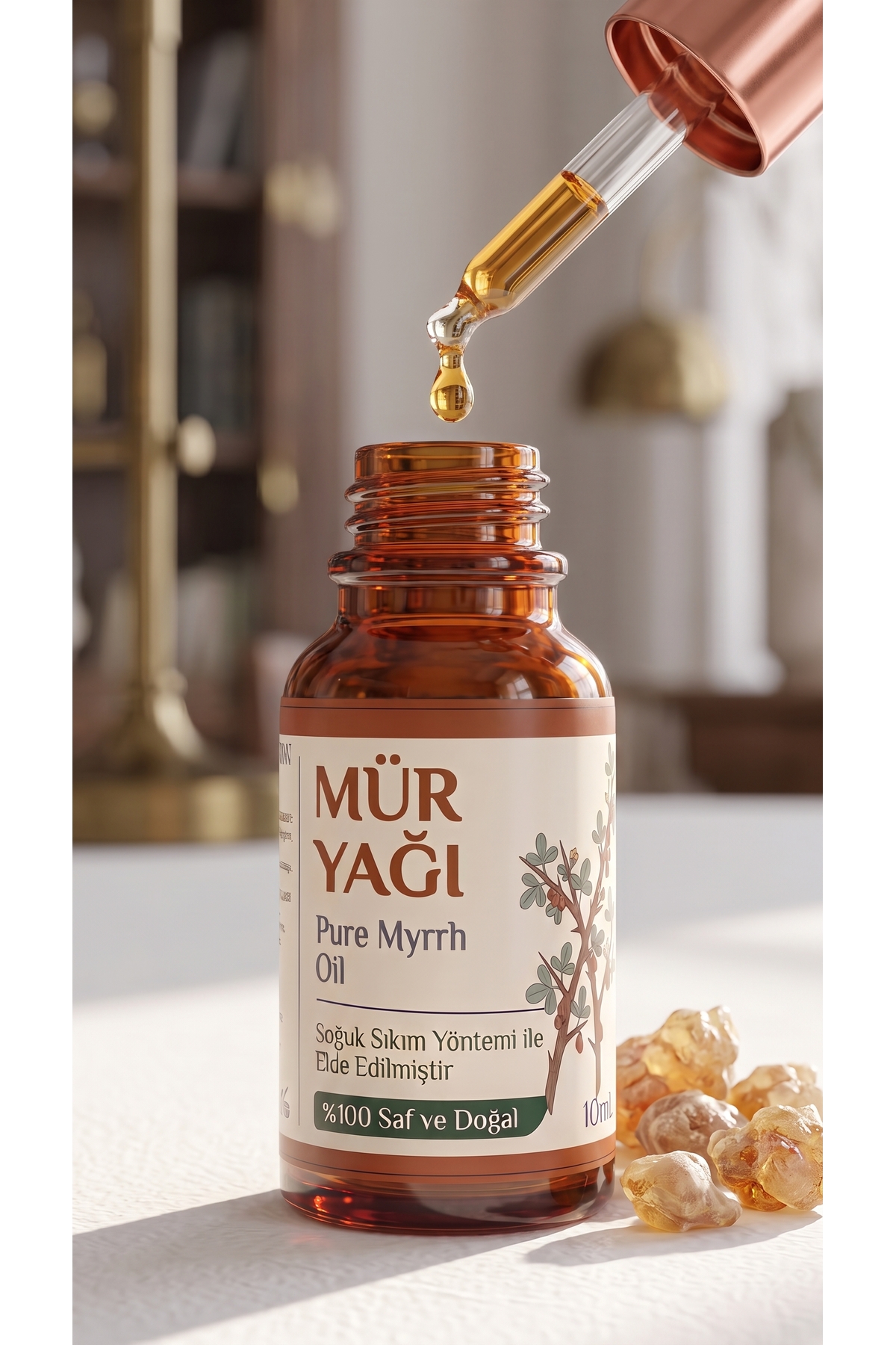 Mür Uçucu Yağı 5 ml / Mirha (Myrrh Essential Oil) — A1-mür-yağı-5ml — تصویر 2 از 8