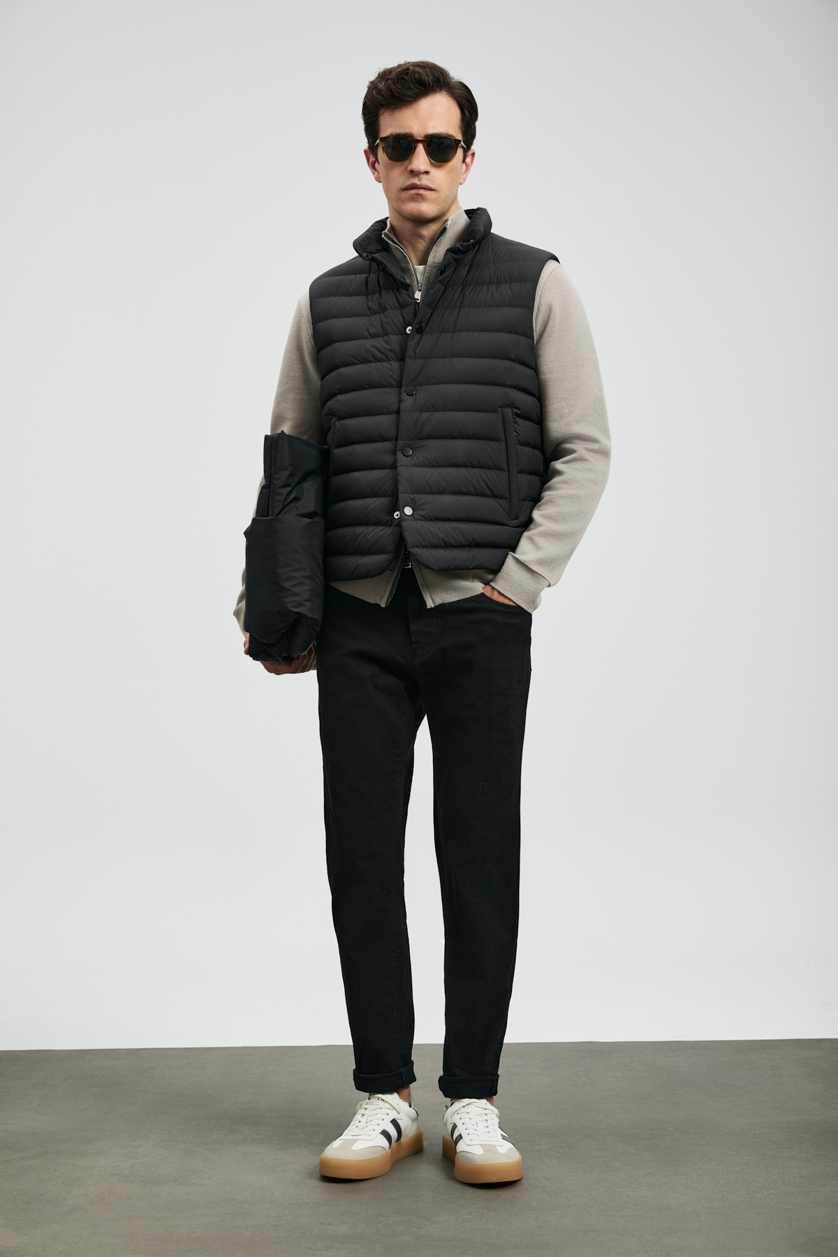 Lufian Anton Smart Jean Erkek Pantolon Slim Fit Siyah görsel 4