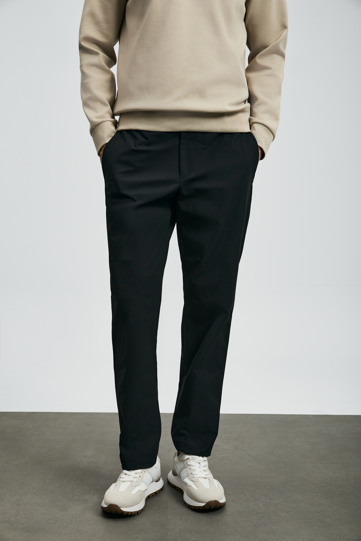 Lufian Daren Smart Erkek Chino Pantolon Slim Fit Siyah görsel 2