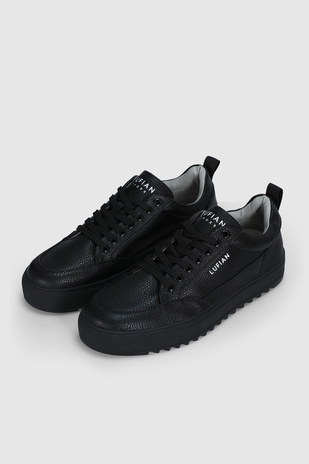 Lufian Phılıp Erkek Deri Sneaker Ayakkabı Siyah görsel 4
