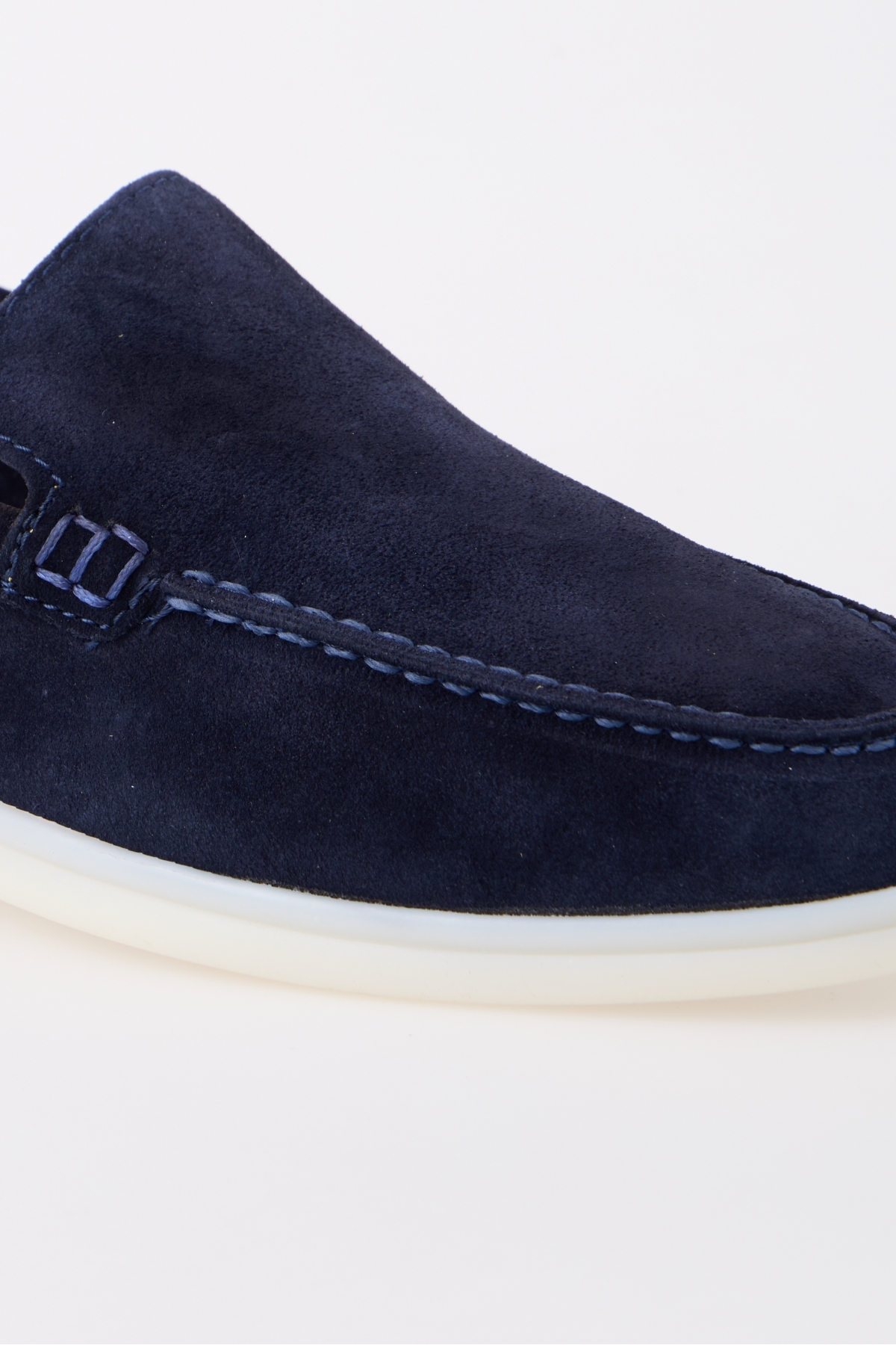 aladdin & sons Azure Lacivert Süet Hakiki Deri Erkek Loafer Ayakkabı görsel 8