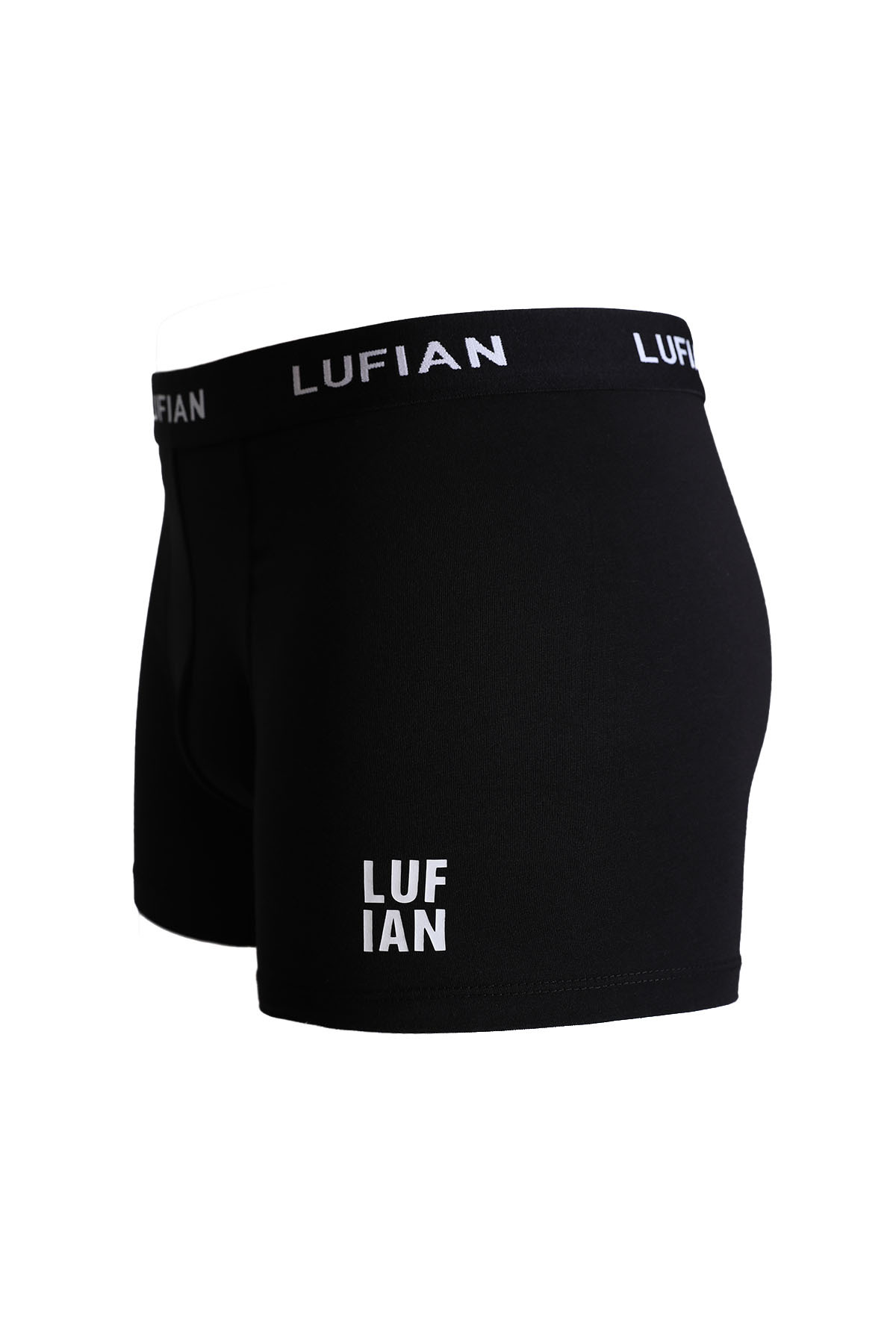 Lufian Darcy Erkek Pamuklu Boxer Siyah görsel 2