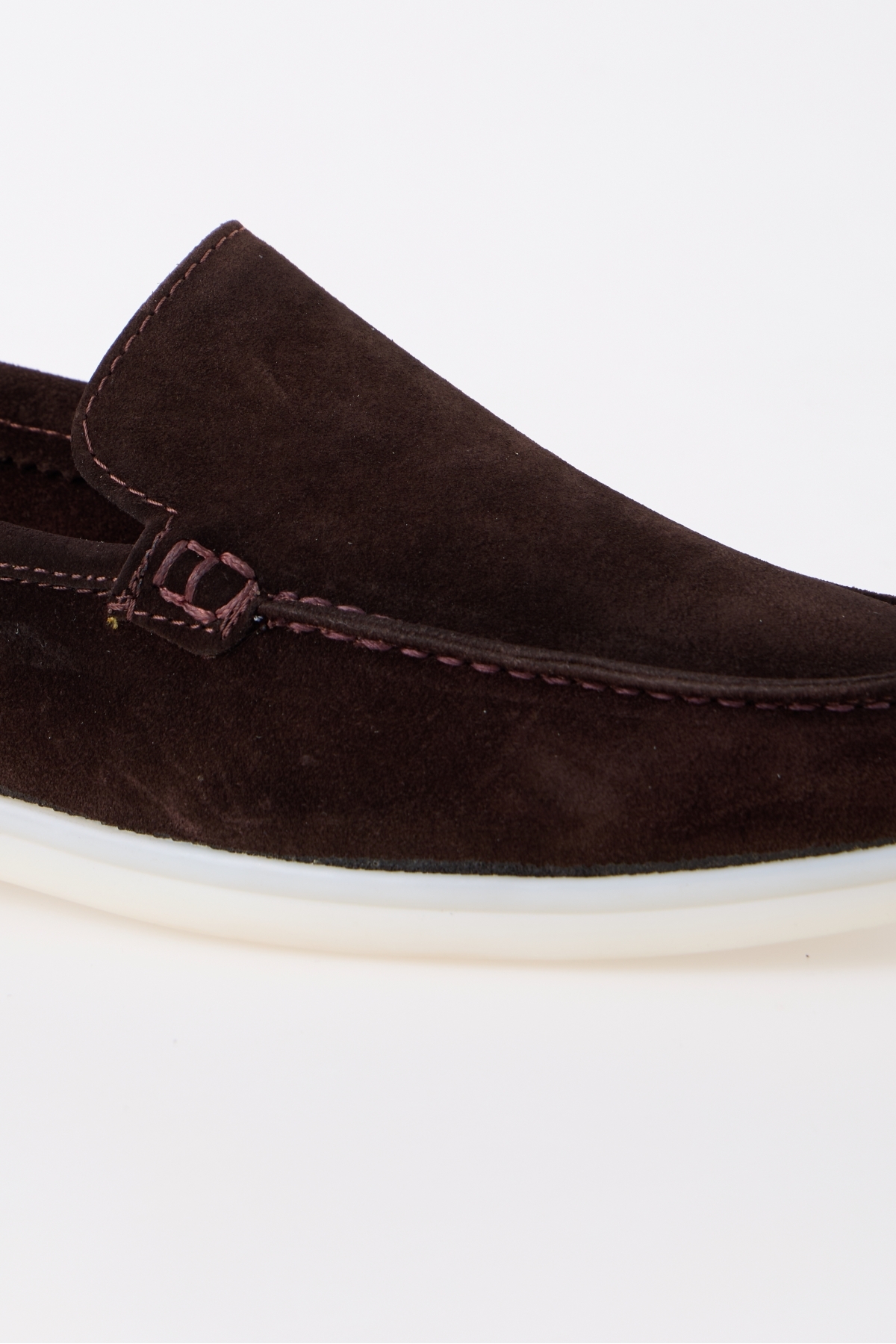 aladdin & sons Azure Kahve Süet Hakiki Deri Erkek Loafer Ayakkabı görsel 8