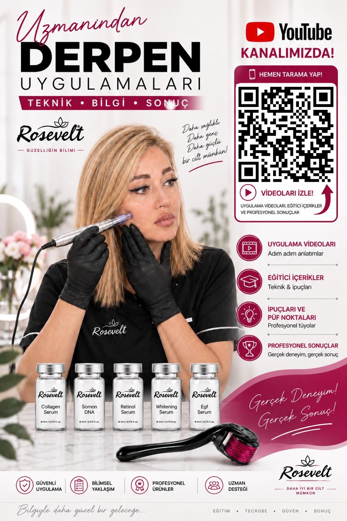 Whitening (Leke Arbutin Serumu) Dermapen Dermaroller Serisi 5 gr. Tekli Flakon — ACN08788766566 — تصویر 6 از 6