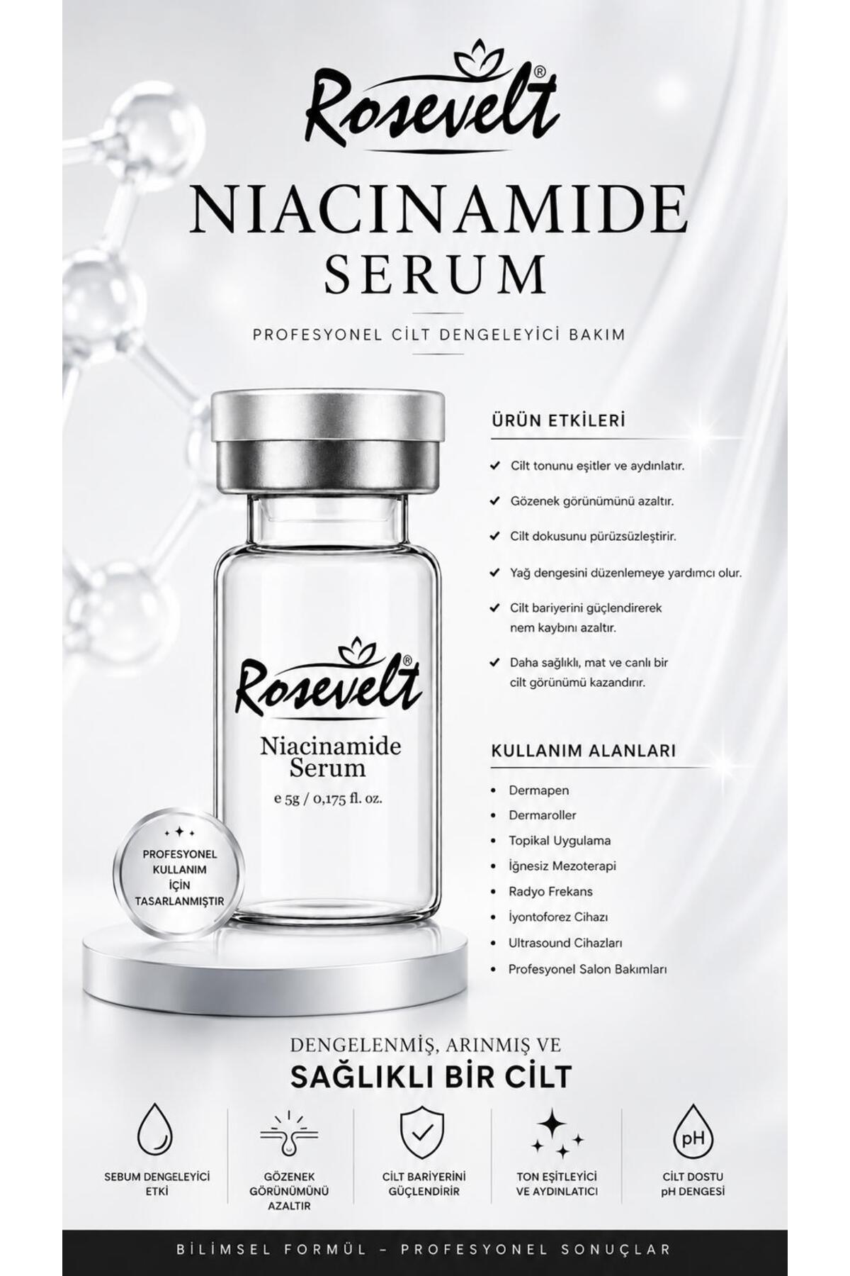 Niacinamide serum Dermapen Dermaroller Serisi 5 gr Tekli Flakon — 54631644 — تصویر 3 از 6