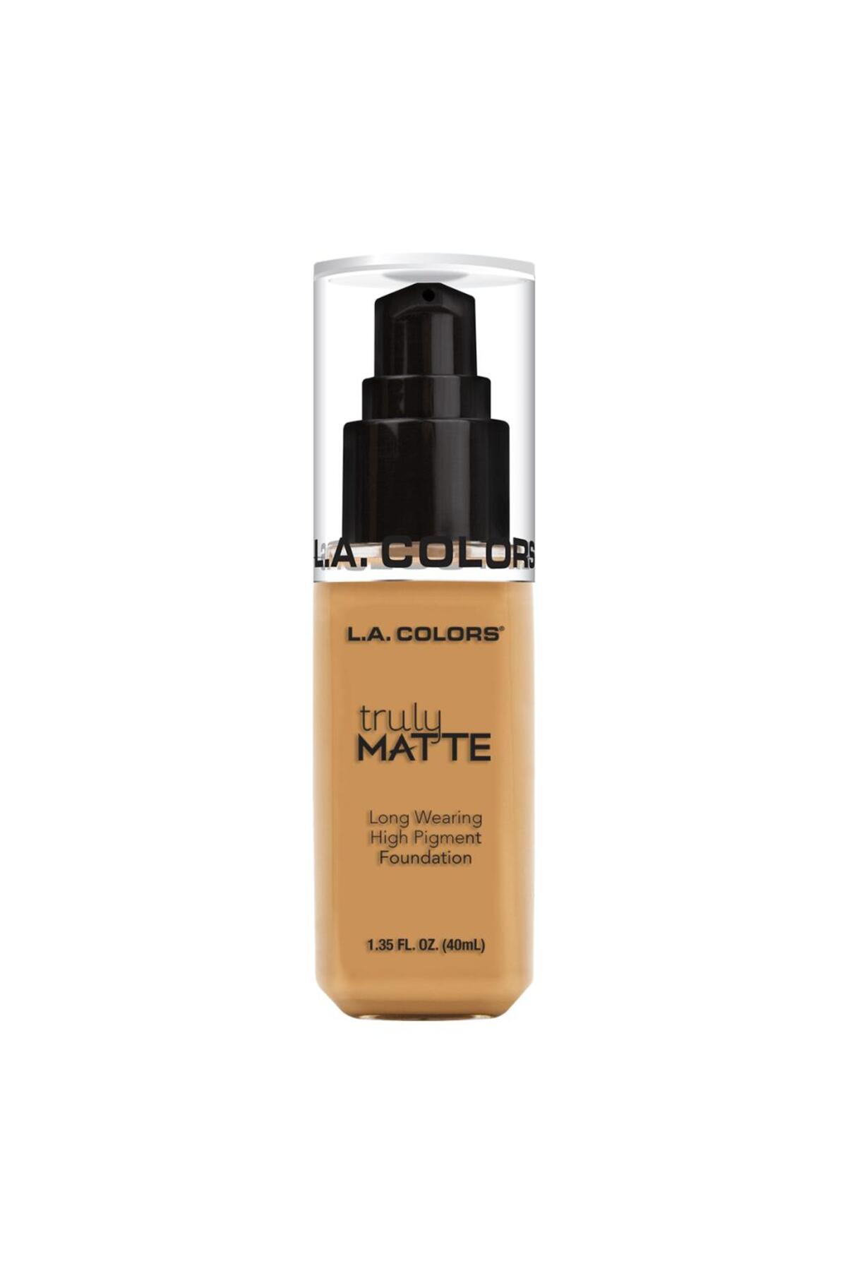 L.A Colors La Colors Truly Matte Fondöten-Golden Beıge 40Ml