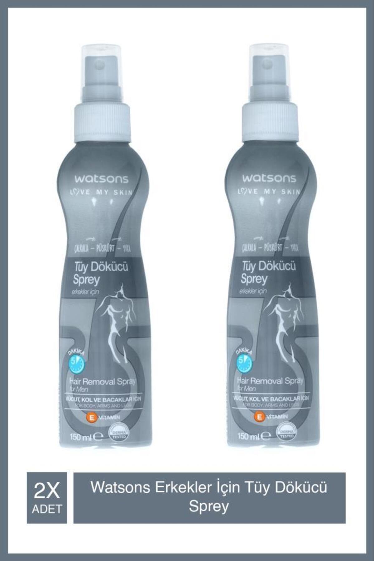 Watsons Erkek Vücut Kol Ve Bacaklar İçin Tüy Dökücü Sprey 150 Ml X2 Adet — SETW117