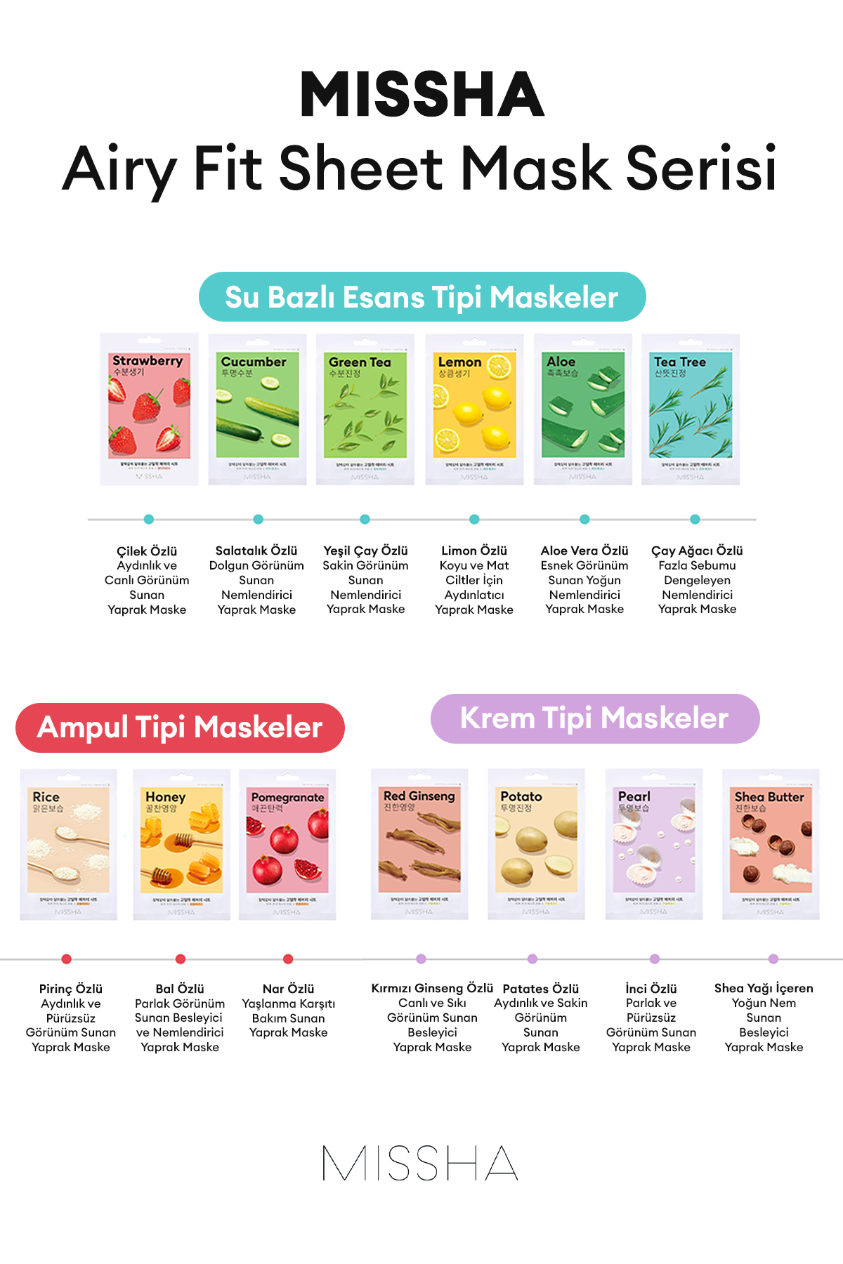 Shea Yağı İçeren Yoğun Nem Sunan Besleyici Yaprak Maske Airy Fit Sheet Mask (Shea Butter) — 111297 — تصویر 7 از 7