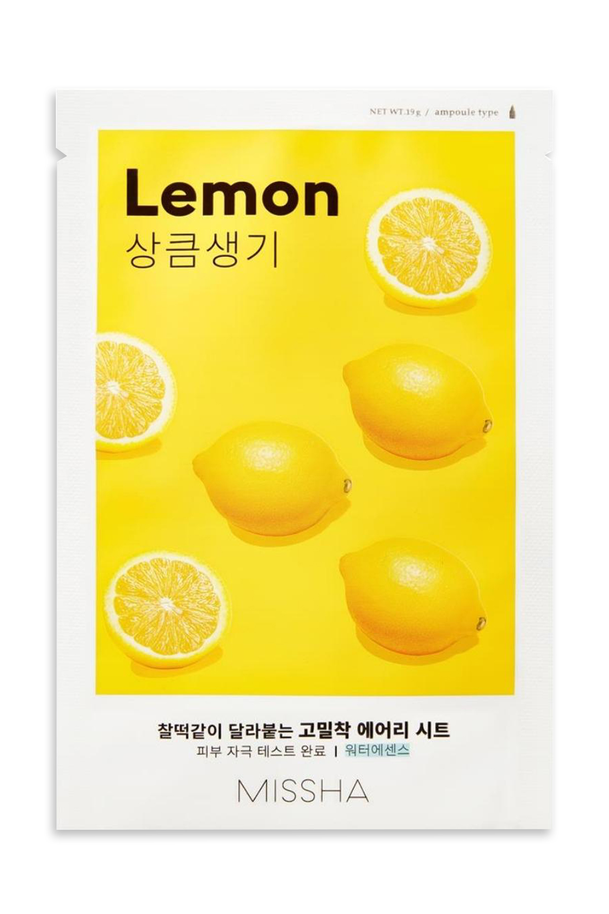 Missha Limon Özlü Koyu ve Mat Ciltler İçin Aydınlatıcı Yaprak Maske Airy Fit Sheet Mask (Lemon) — 111279