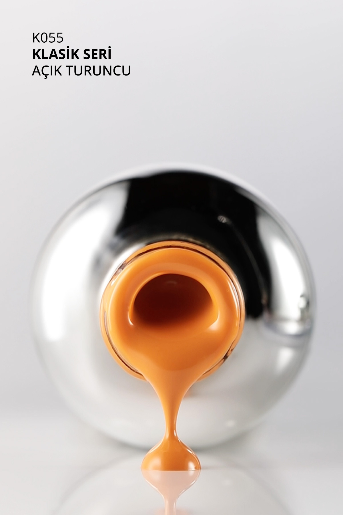 Kalıcı Oje K055, Açık Turuncu, 4 ml — نارنجی 8860101A01S01K055 — تصویر 4 از 7