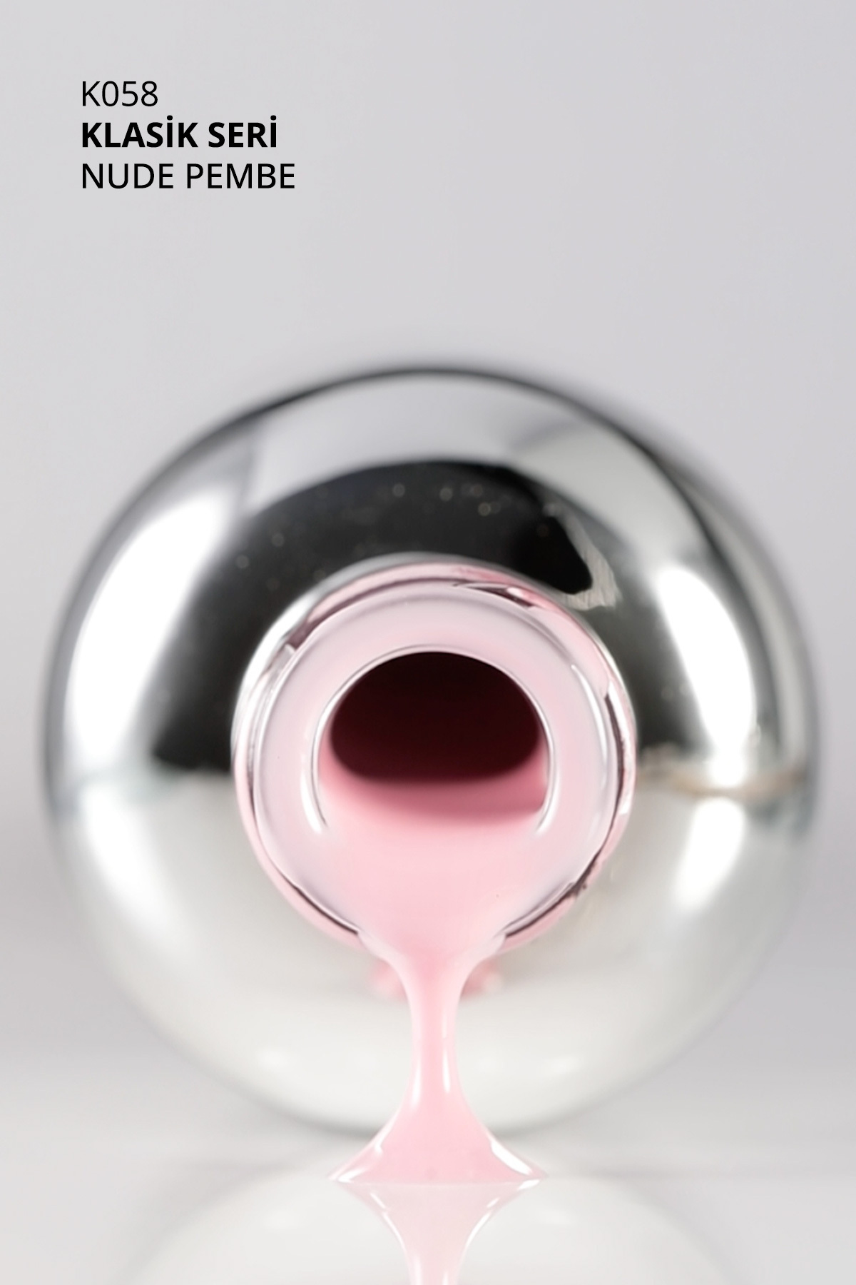 Kalıcı Oje K058, Nude Pembe, 4 ml — صورتی 8860101A01S01K086 — تصویر 5 از 8