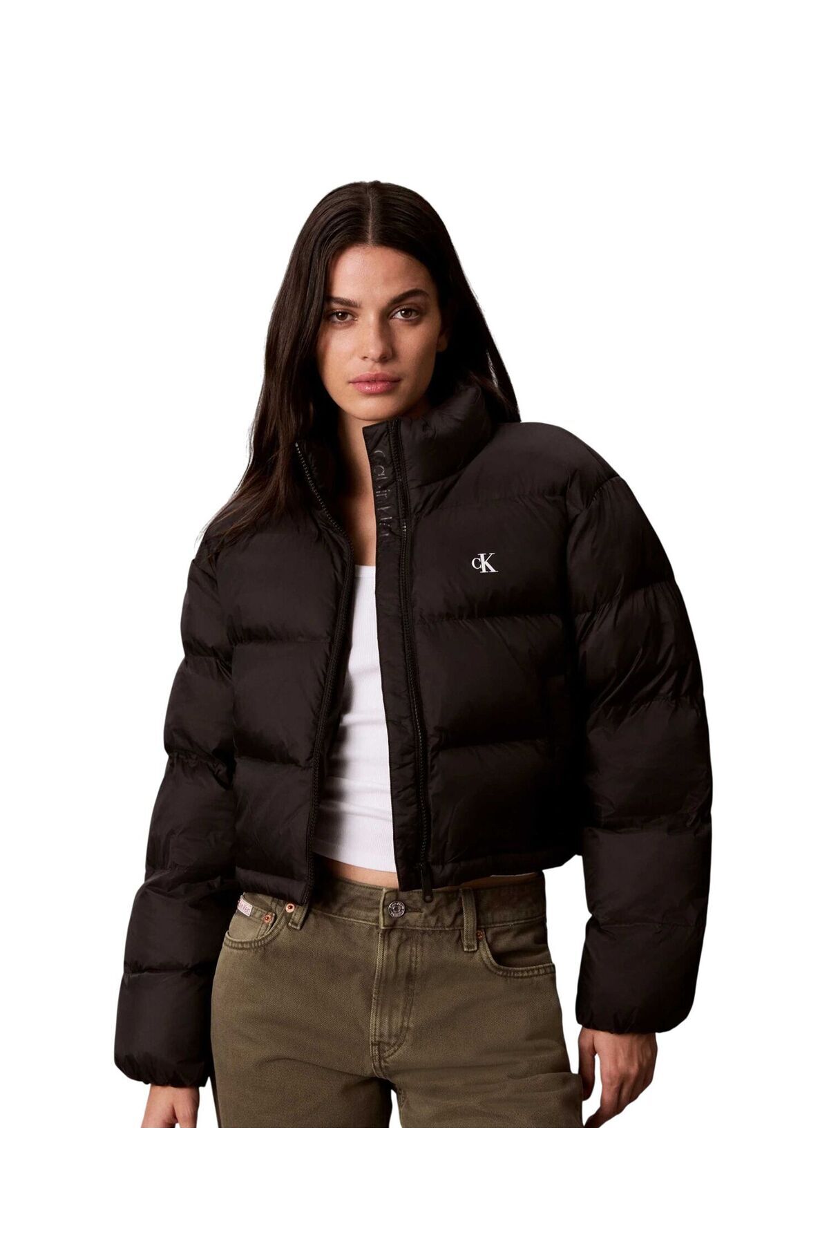 Calvin Klein ESSENTIAL MW CROP PUFFER