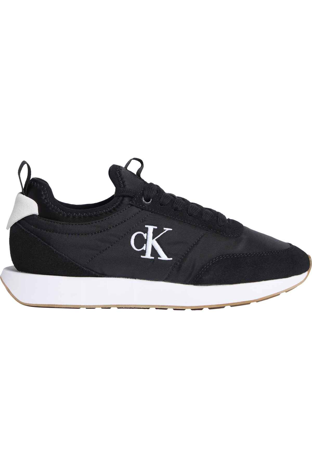 1_org_zoom YW0YW02060 05V 36 جوراب Calvin Klein کالوین کلاین رترو رانر میز بند دار مخلوط مات اورجینال - تصویر 1