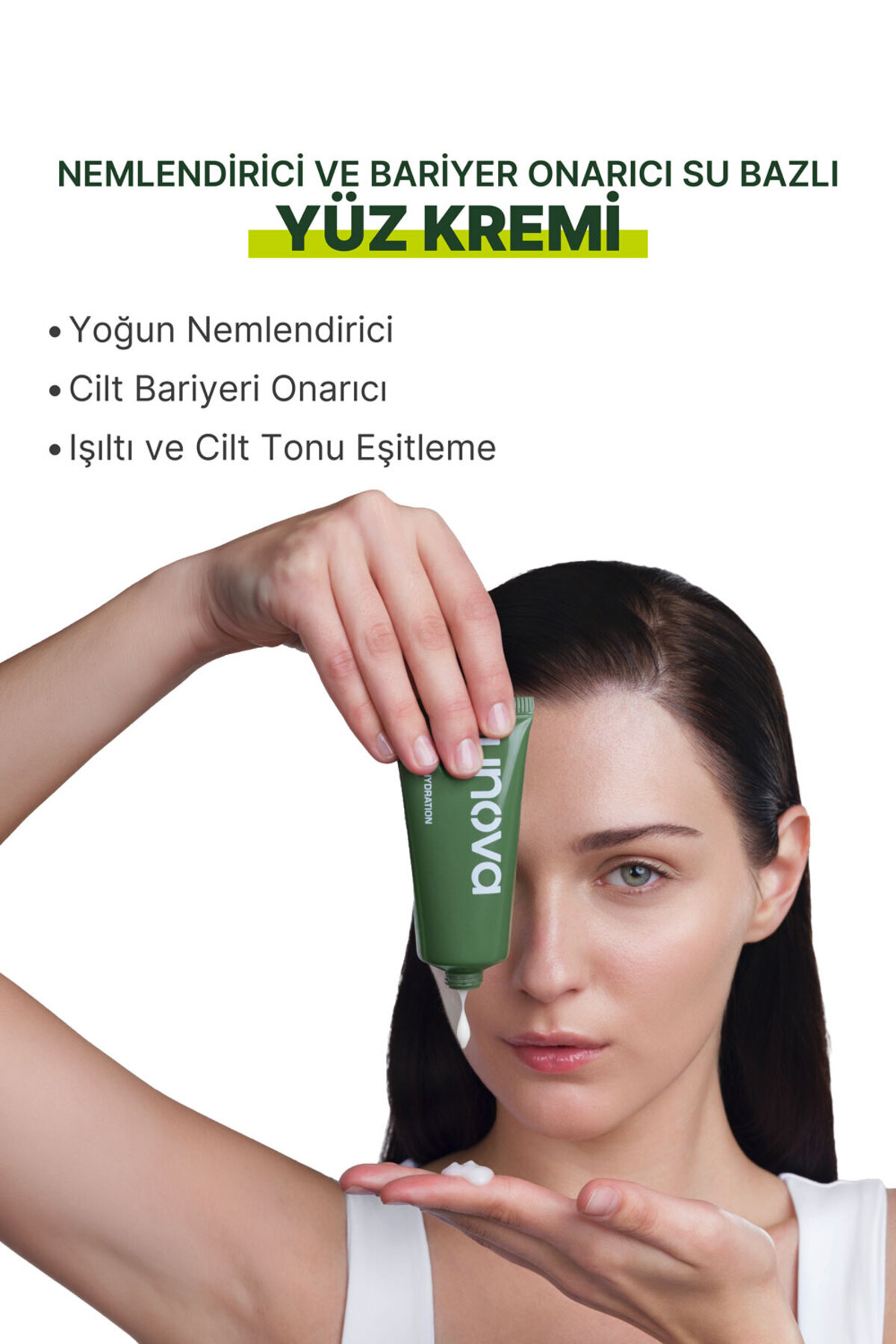 Nemlendirici Ve Bariyer Onarıcı Su Bazlı Yüz Kremi 50 ml | Peptit,hyaluronik Asit,niacinamide — KREM — تصویر 4 از 8