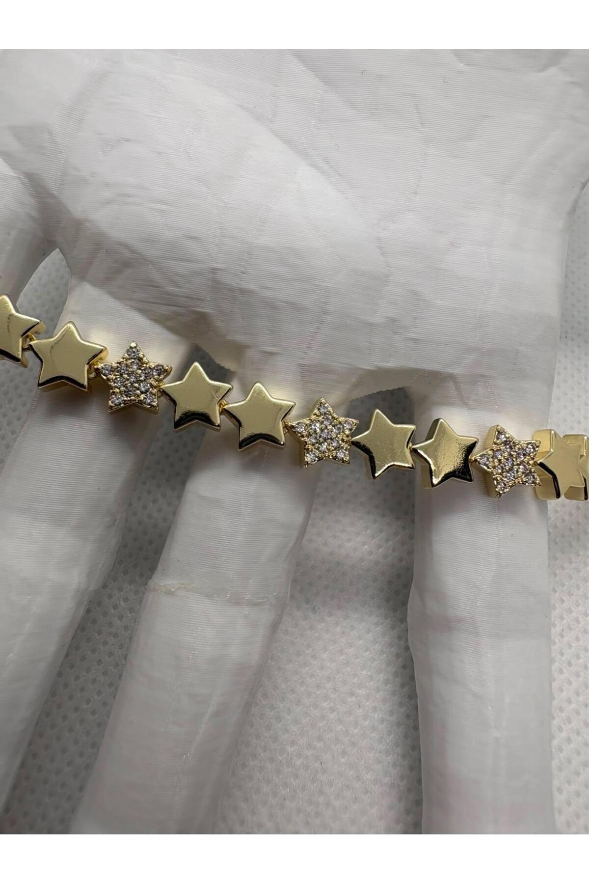 xUPING Yıldız Gold tasarım çelik bileklik görsel 3