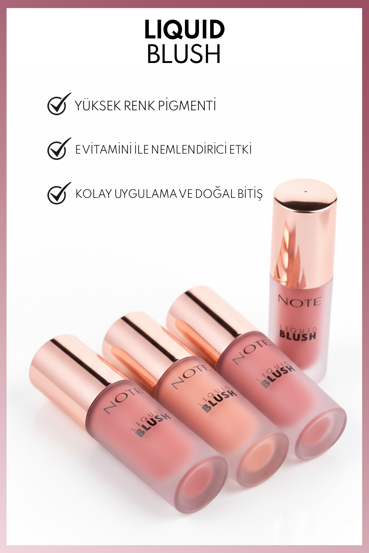رژگونه مایع مرطوب کننده - شماره 20 مرجانی — صورتی BLS LIQUID — تصویر 3 از 8