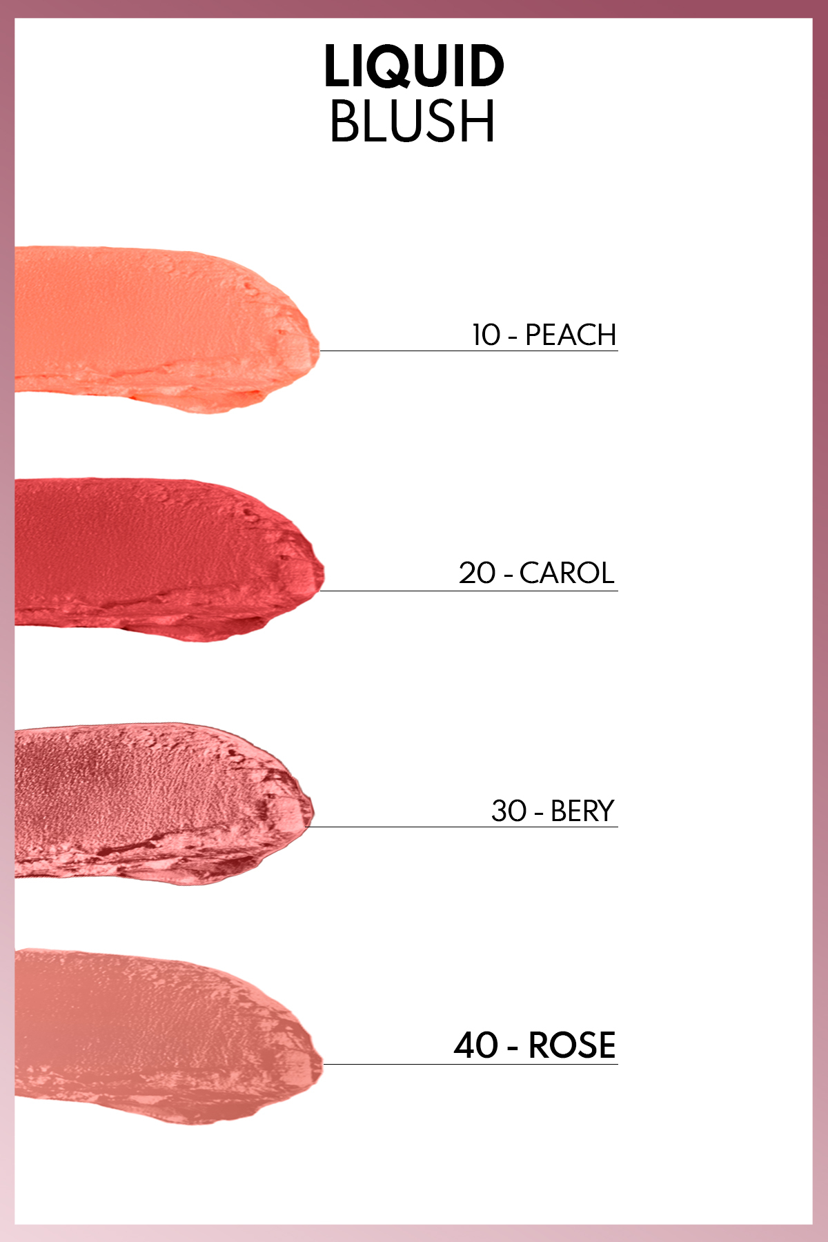 رژگونه مایع مرطوب کننده - 40 عدد رز — صورتی BLS LIQUID — تصویر 5 از 8