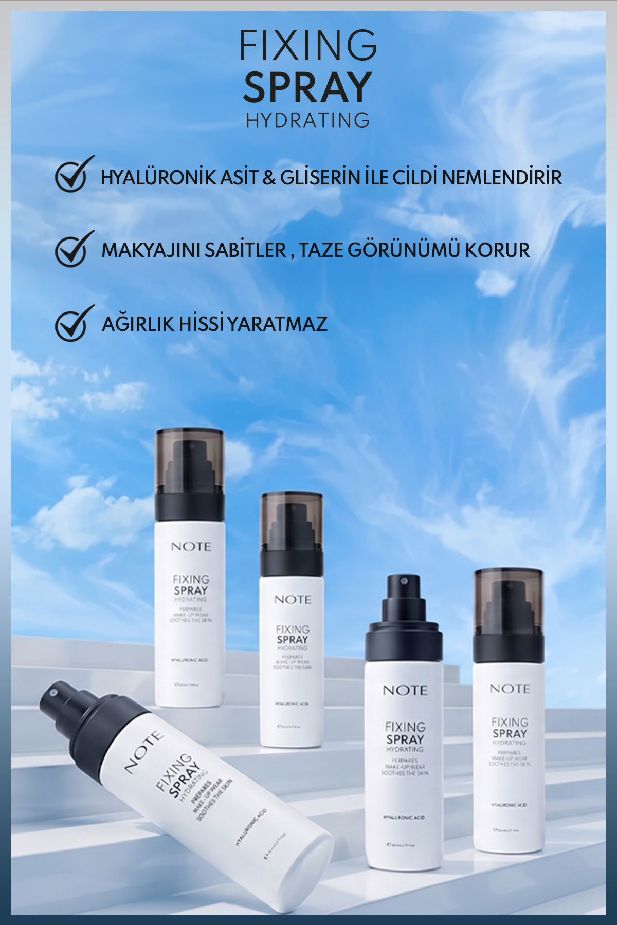 اسپری تثبیت کننده آبرسان - شفاف — SPR HYDRA FIXING — تصویر 3 از 7