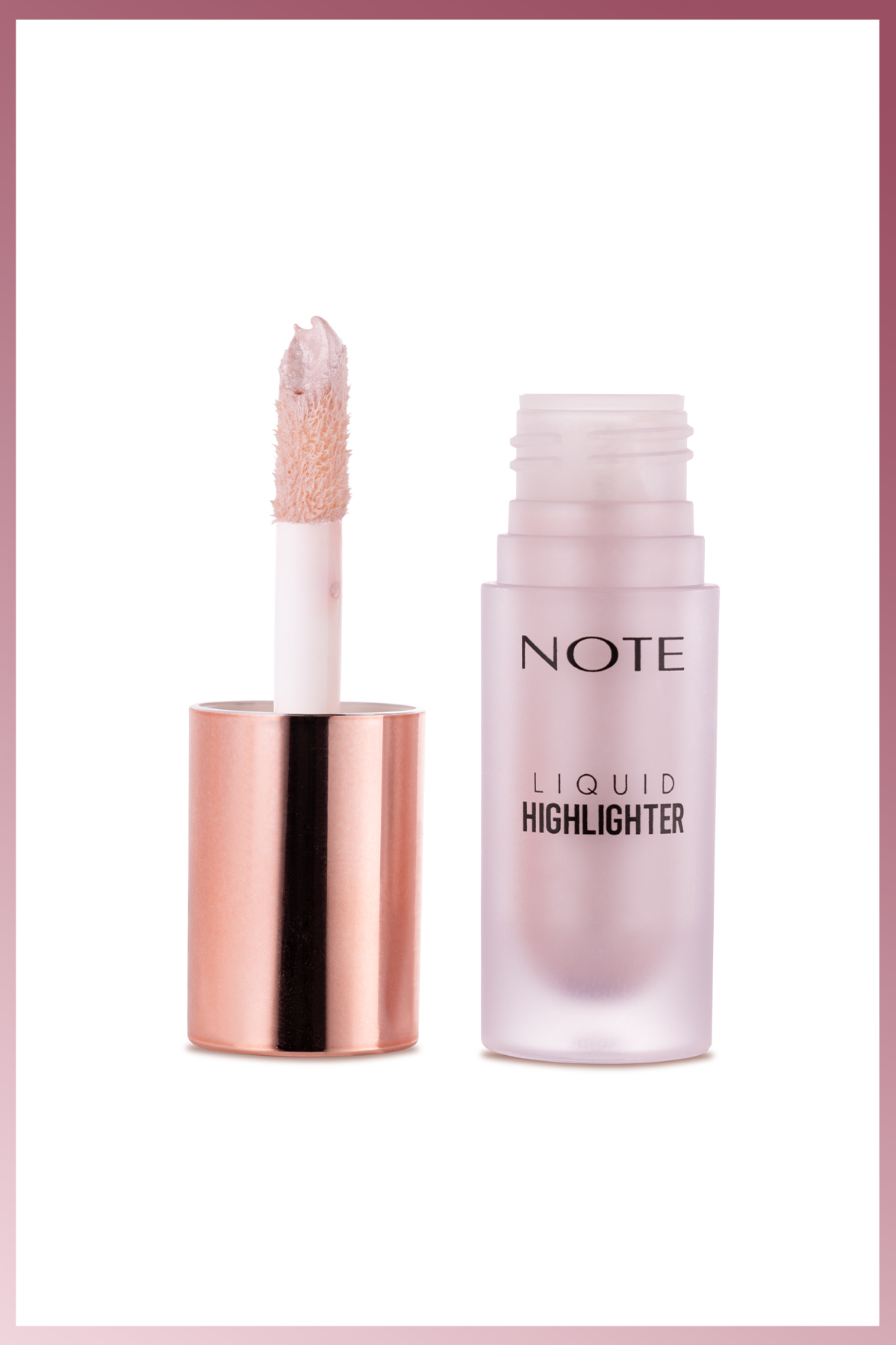 Liquid Highlighter Nemlendirici Etkili Likit Aydınlatıcı - 100 Soft Pink — نقره‌ای HLR LIQUID — تصویر 8 از 8