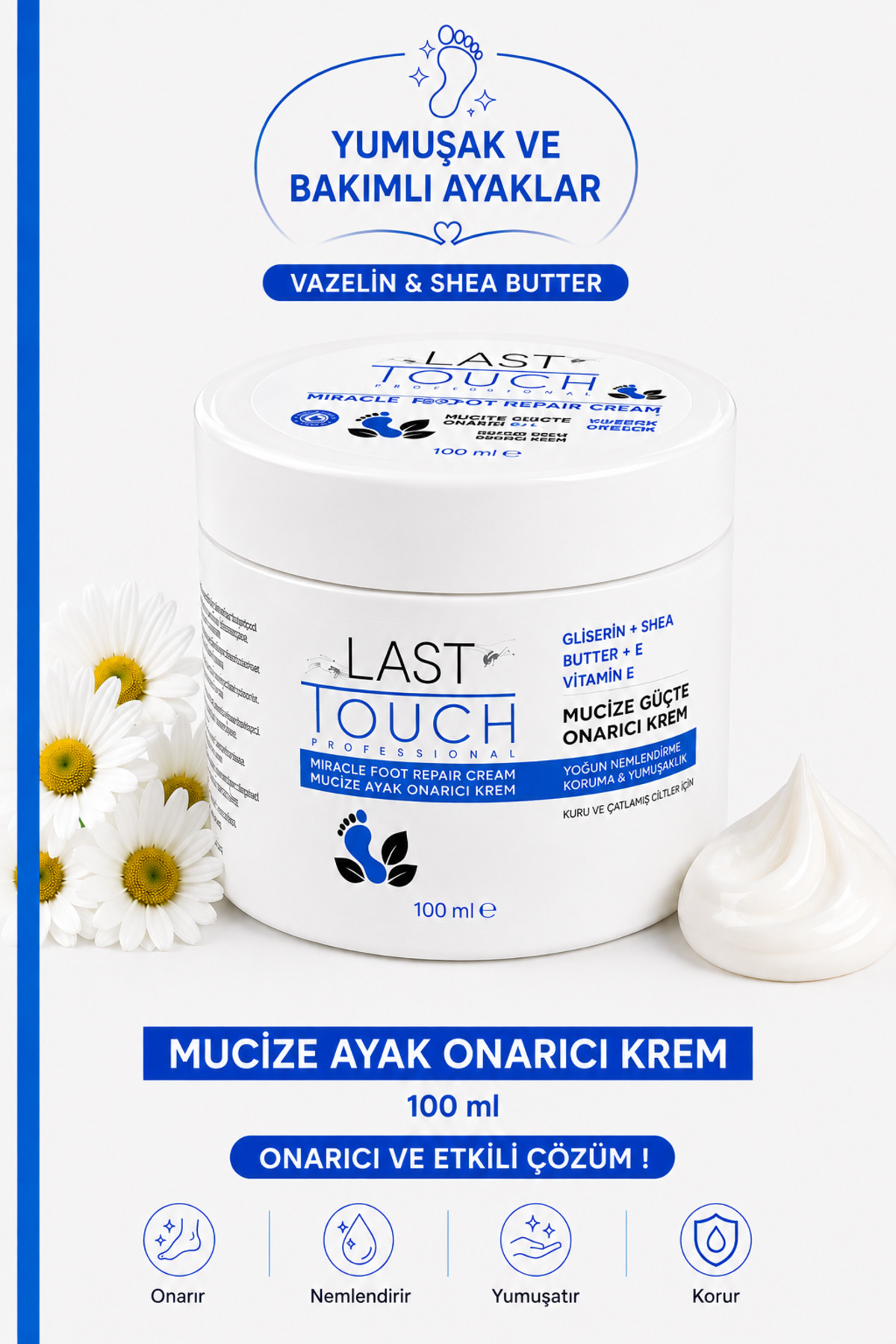 Çatlak Onarıcı Mucize Ayak Bakım Kremi 100 ml ( 2'li Paket ) — ABK2588 — تصویر 3 از 9