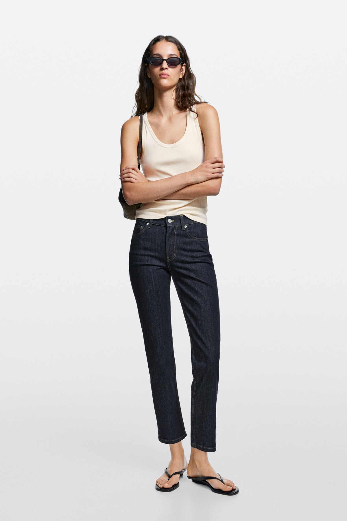 Orta bel crop slim fit jean
