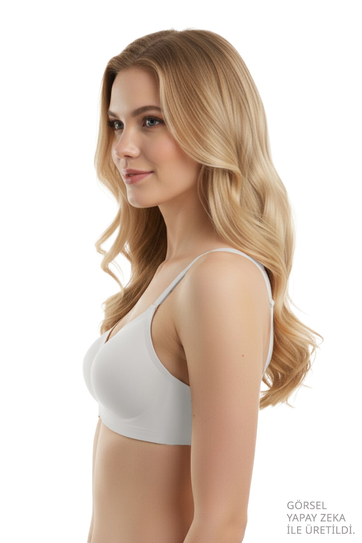 Cottonhill Seamless Bra - Pure | Lazer Kesim Dikişsiz Ayarlanabilir Askılı Balensiz Kadın Sütyen 3'lü Paket görsel 5