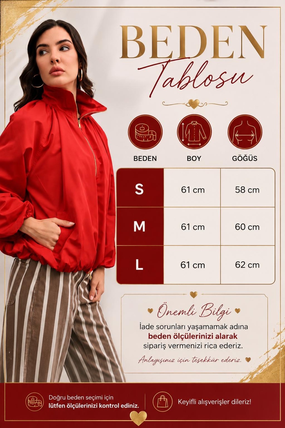 OYERGA MODA Kadın Yeni Sezon Balon Fit Ceket Yağmurluk görsel 2