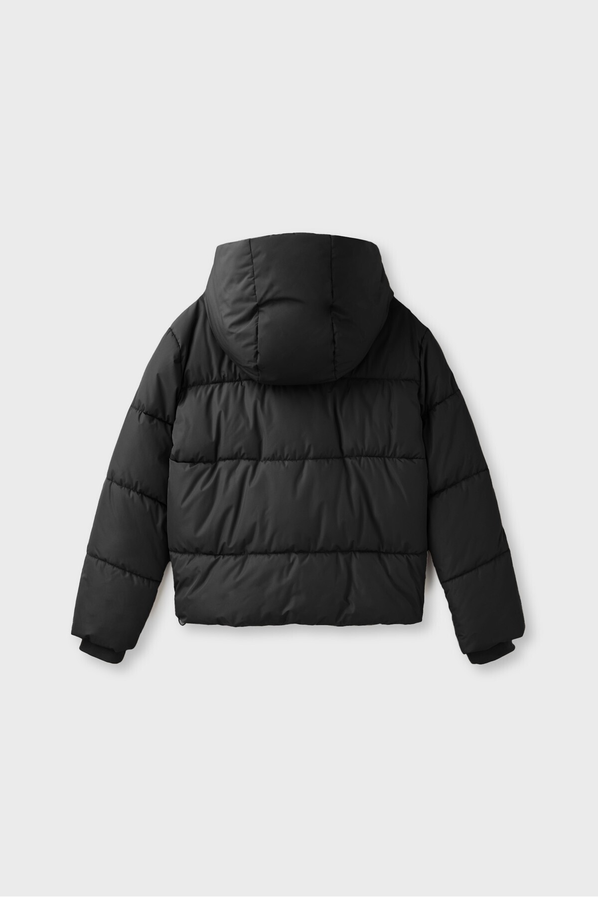 Stradivarius Kapüşonlu basic şişme ceket görsel 7