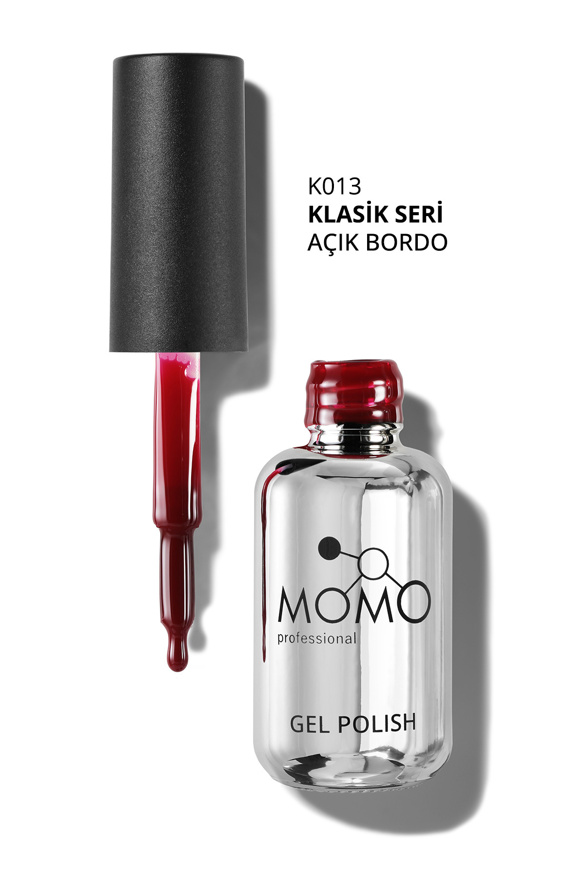 Kalıcı Oje K013, Açık Bordo, 10 ml — زرشکی 8860101A01S09K013 — تصویر 2 از 7