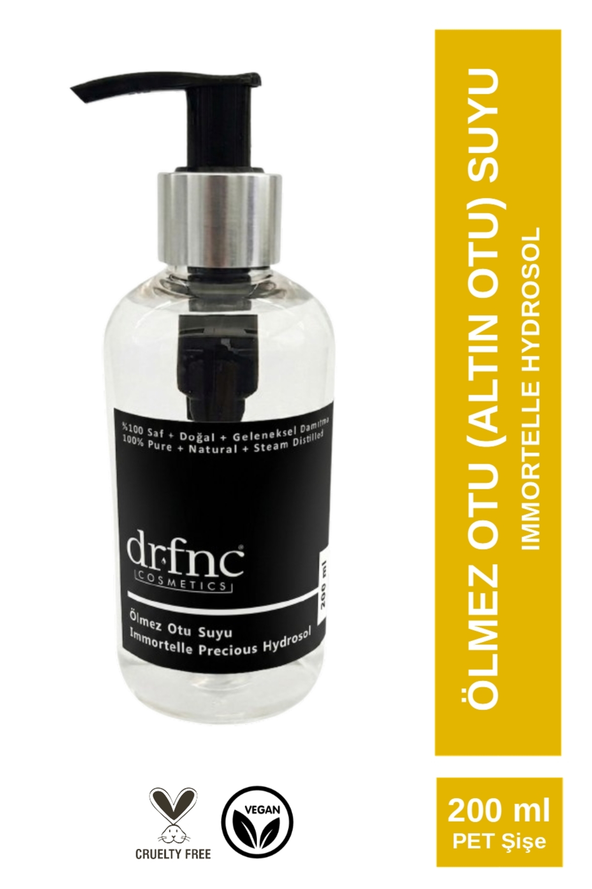 dr.fnc تونر صورت مغذی و طبیعی گیاهی ساخته شده با آب خالص گلدنراد - 200 میلیلیتر از اسپارتا — 0561