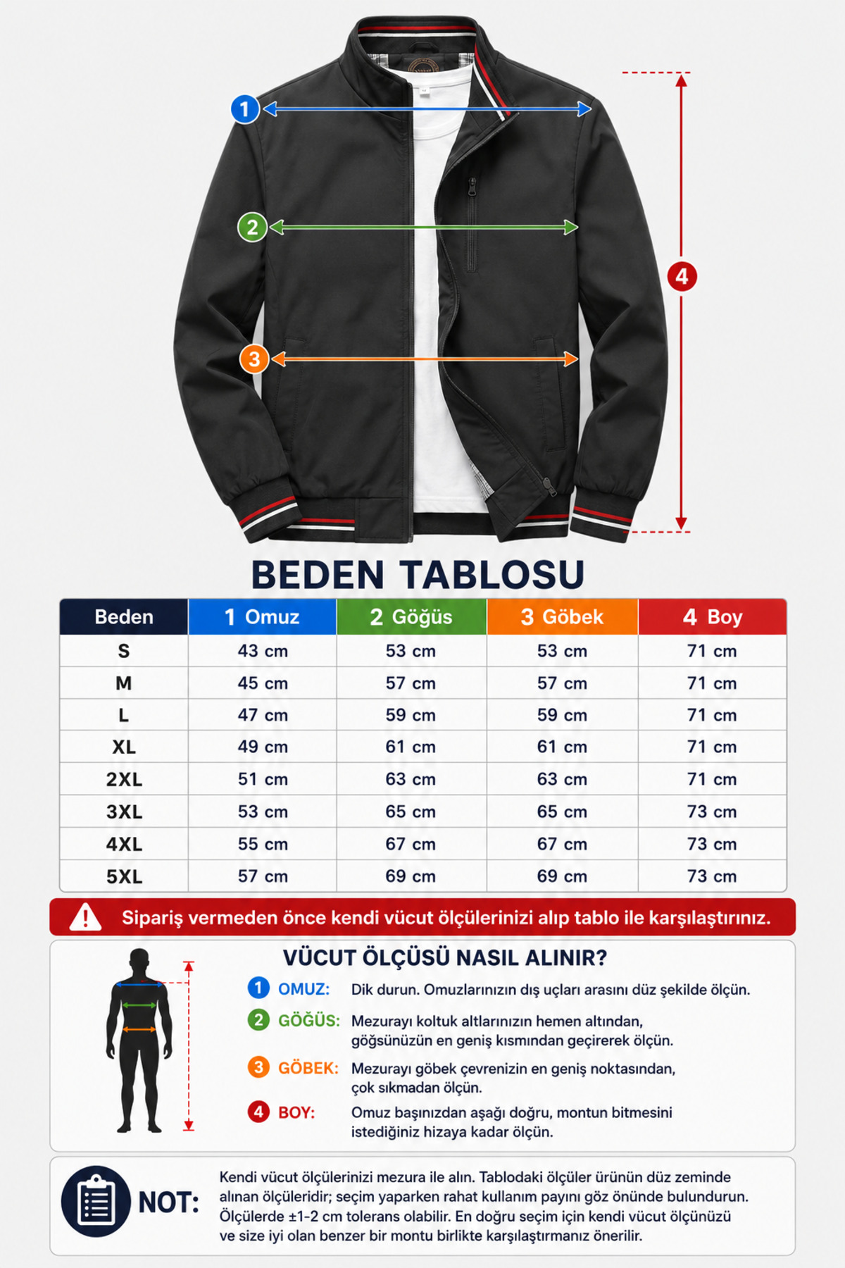 ixir Klasik Fermuarlı Mevsimlik Erkek Mont & Ceket Siyah görsel 3